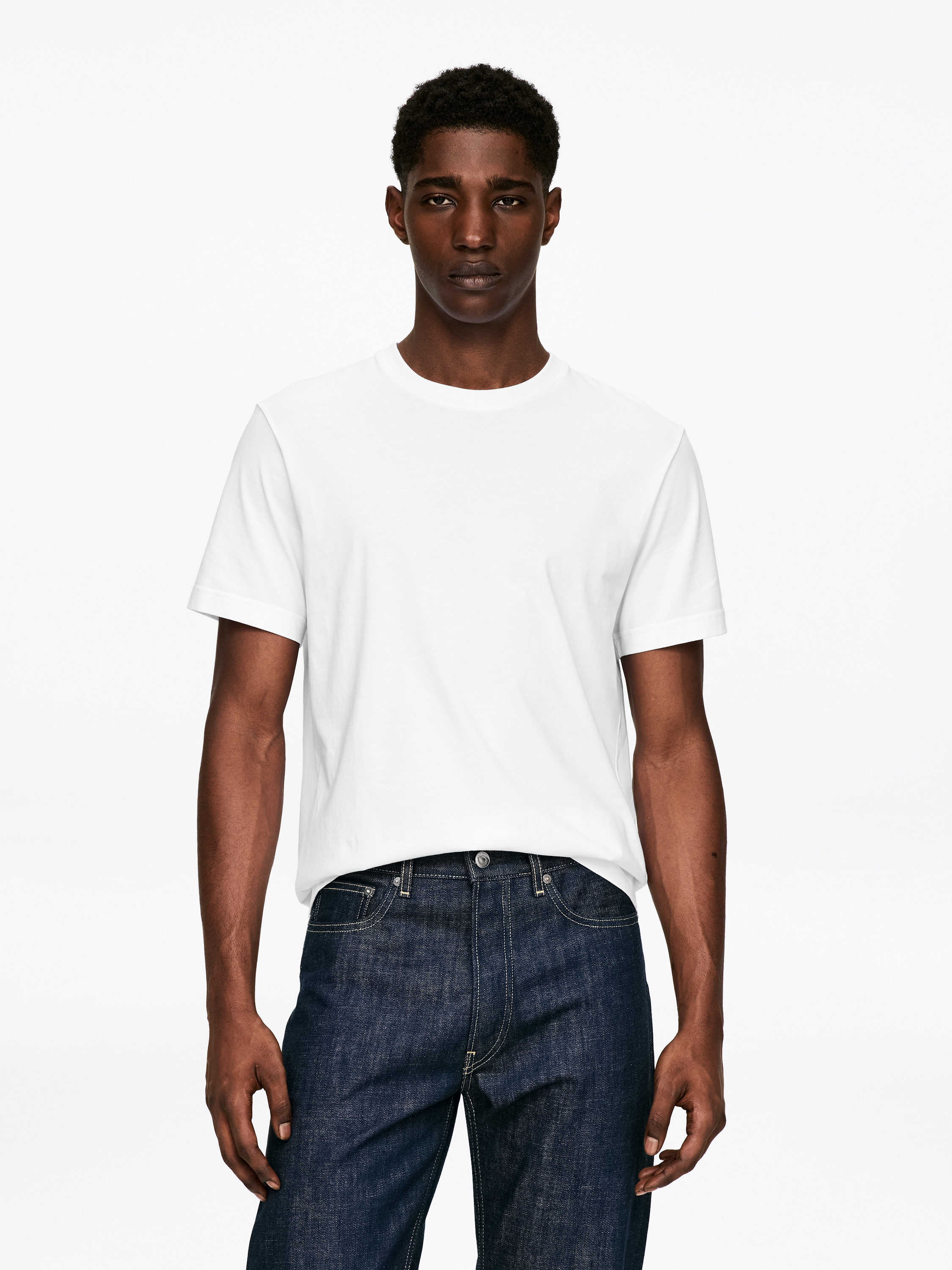 170 GSM Regular T-Shirt – White – Men – ARKET WW