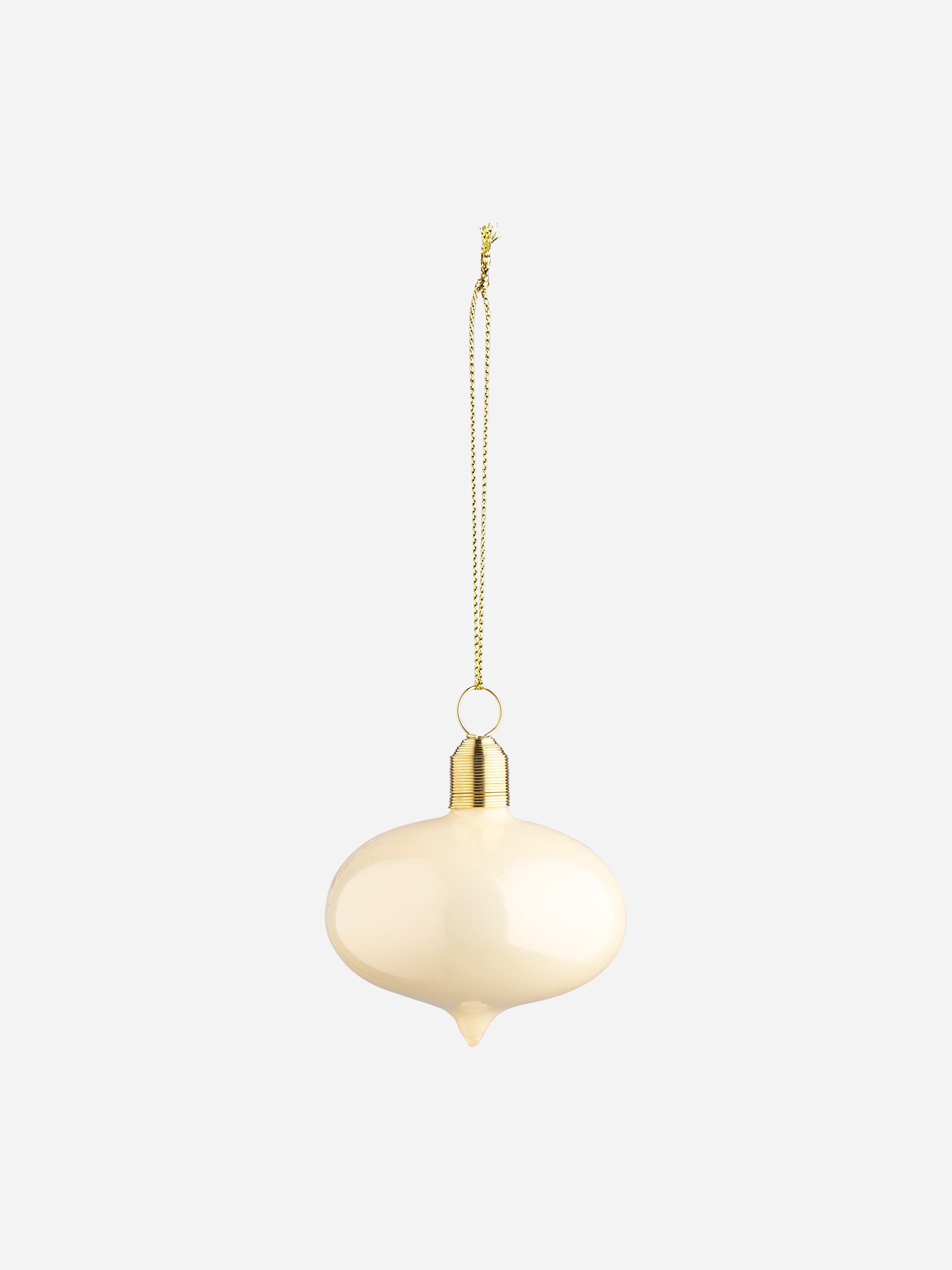 Glass Bauble-White-20521
