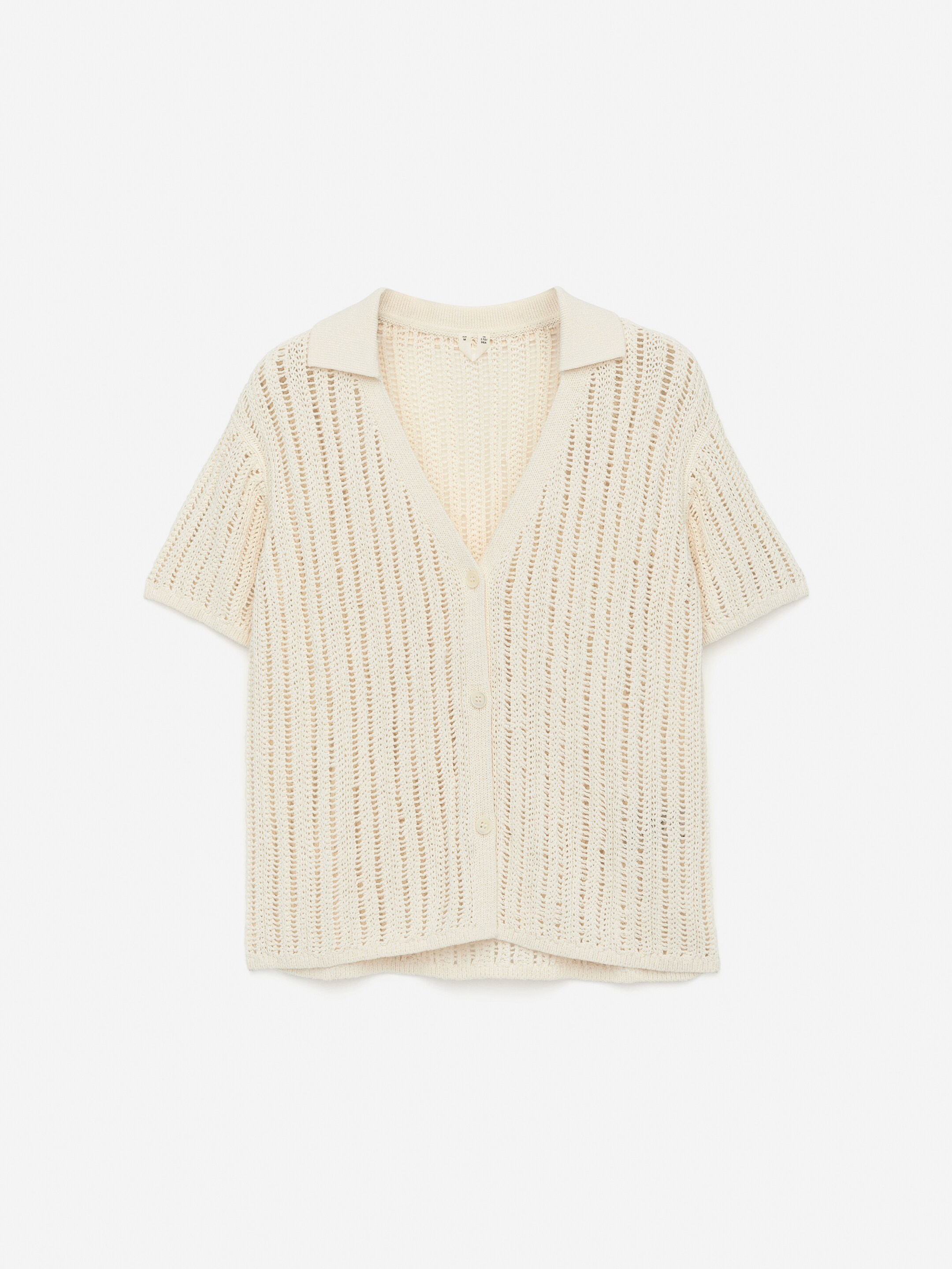Visualizza immagine più grande: Top con lavorazione a maglia aperta - Beige - DONNA | H&M IT 6