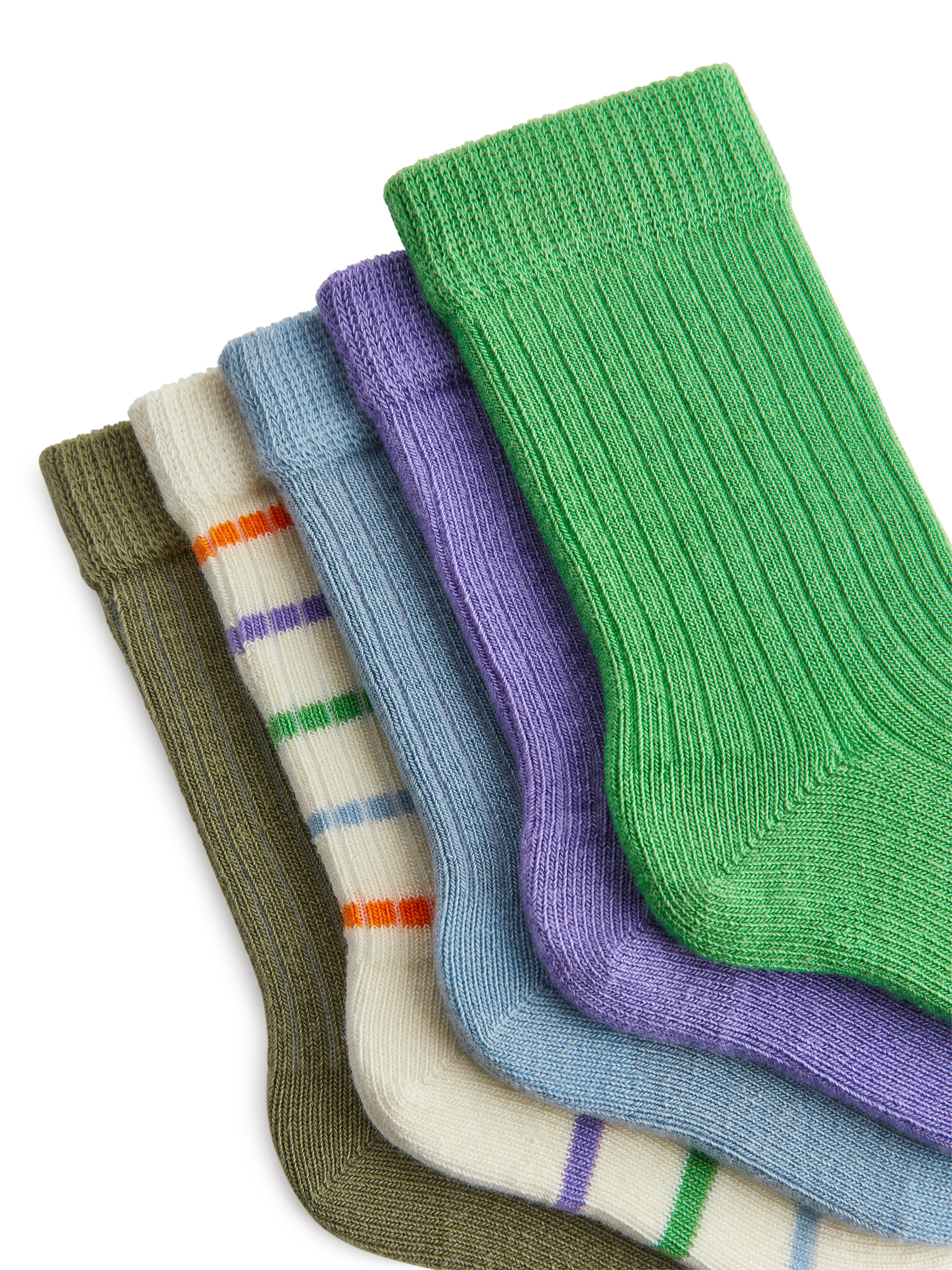 5 Paar Rippstricksocken für Babys - Grün/Mehrfarbig - Kinder - StillMedia/DescriptiveDetail - 1