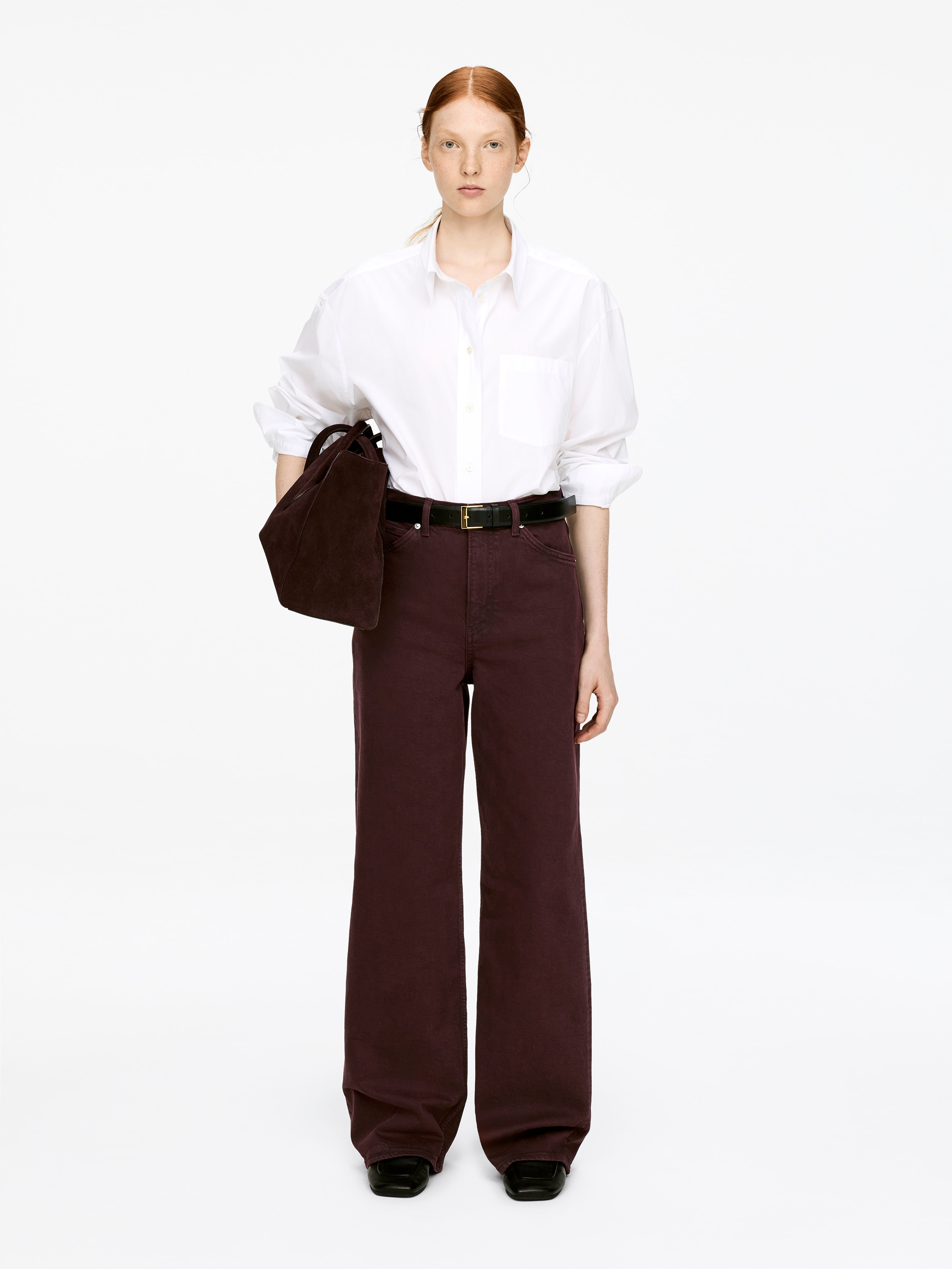 LUPINE Flared Jeans - Burgundy/Off White/Dark Blue/Black/White/Dark Blue/Blue/Dark Blue/Black