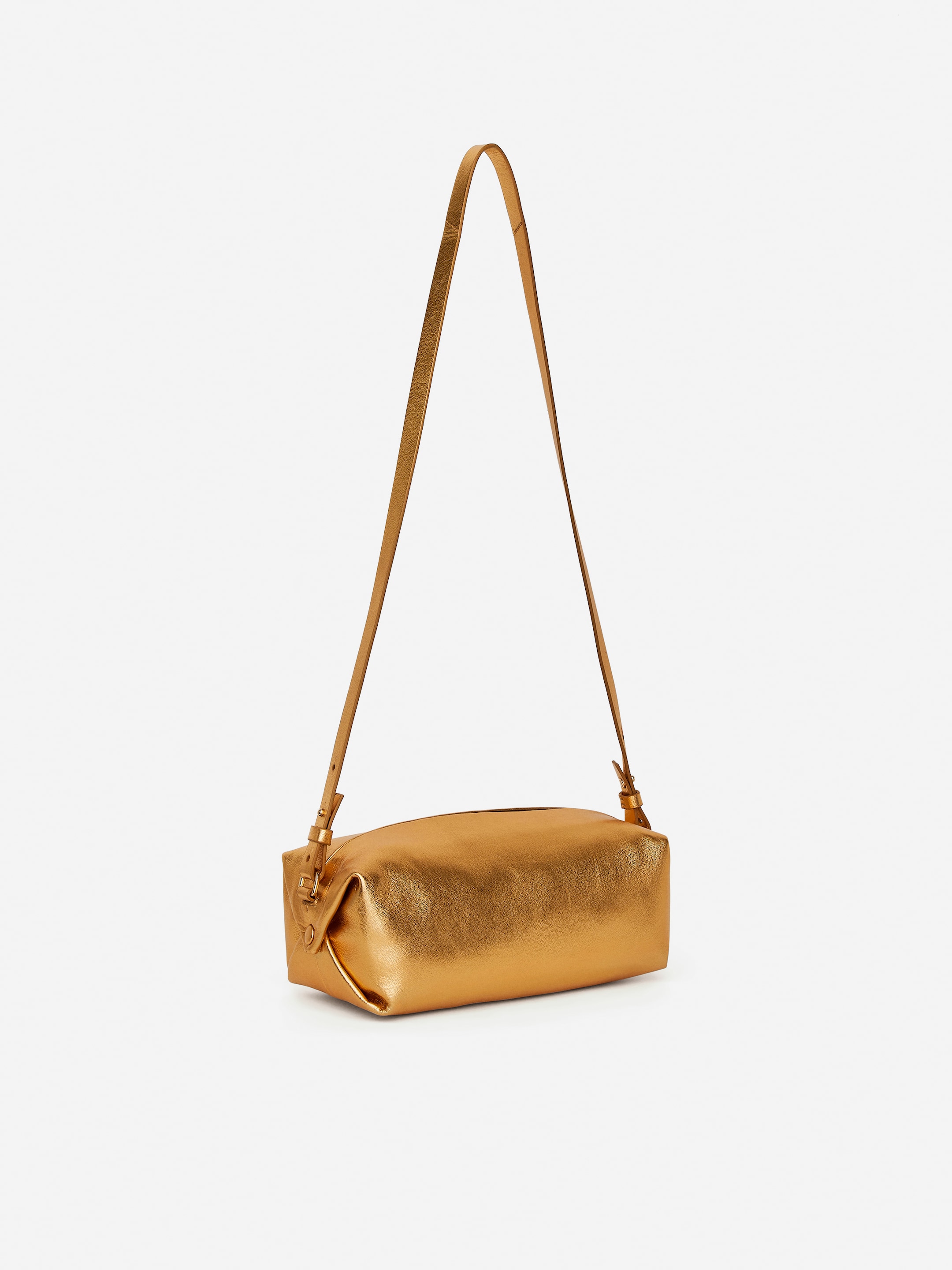 Sac en cuir à bandoulière - Or - Femme - StillMedia/DescriptiveStillLife - 5