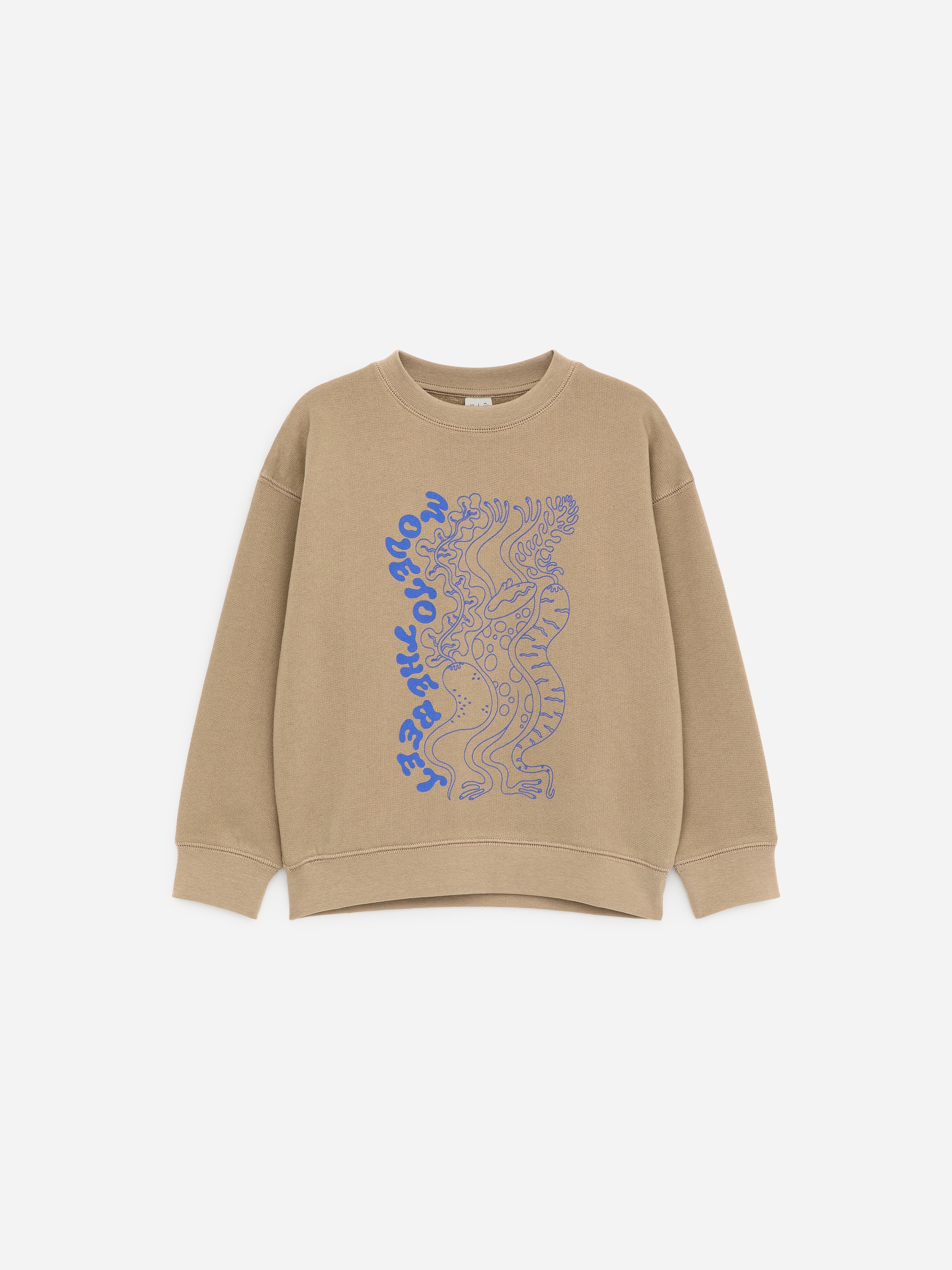 Legeres Sweatshirt - Beige/Blau - Relaxed Fit - Kinder - StillMedia/DescriptiveStillLife - 2