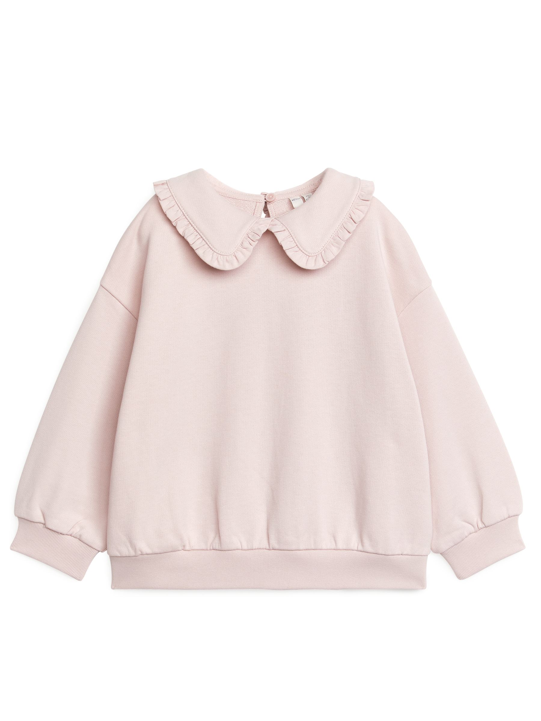 Sudadera con cuello de volantes - Rosa claro - Oversized - Children - StillMedia/DescriptiveStillLife - 1