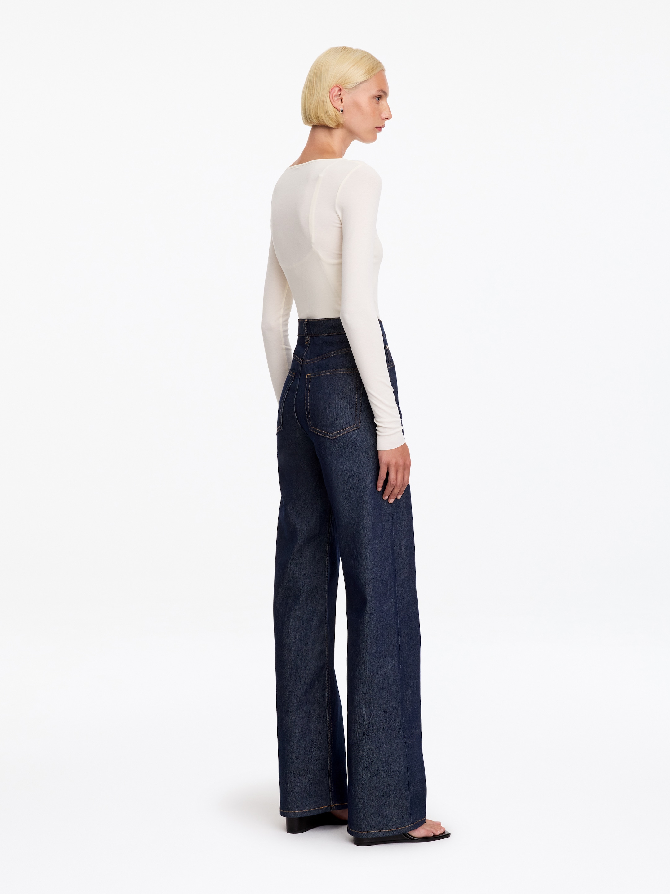 Vaqueros flared LUPINE - Azul oscuro - women - StillMedia/Lookbook - 16
