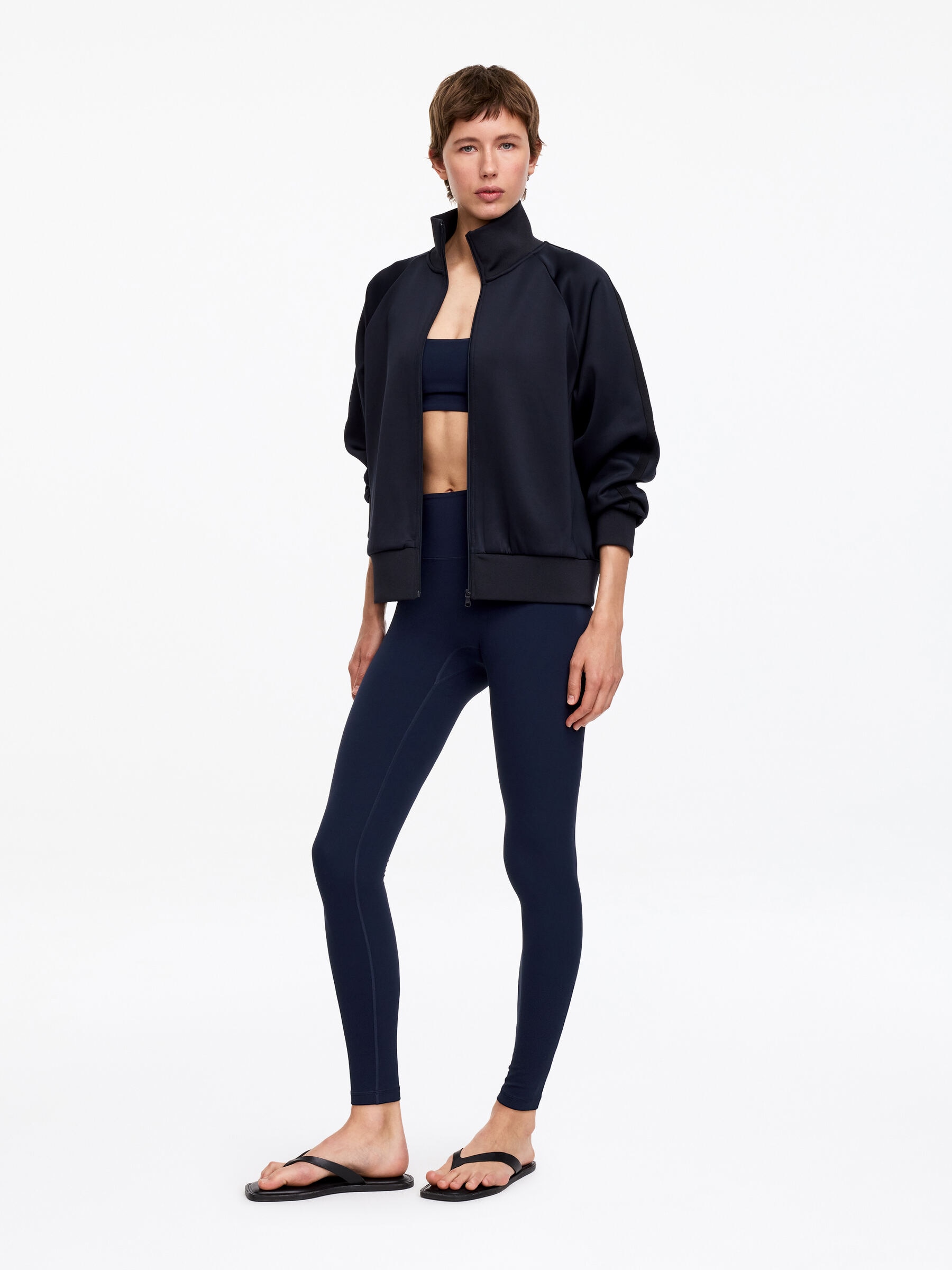 Leggings - Mörkblå - Slim fit - Women - StillMedia/Lookbook - 3