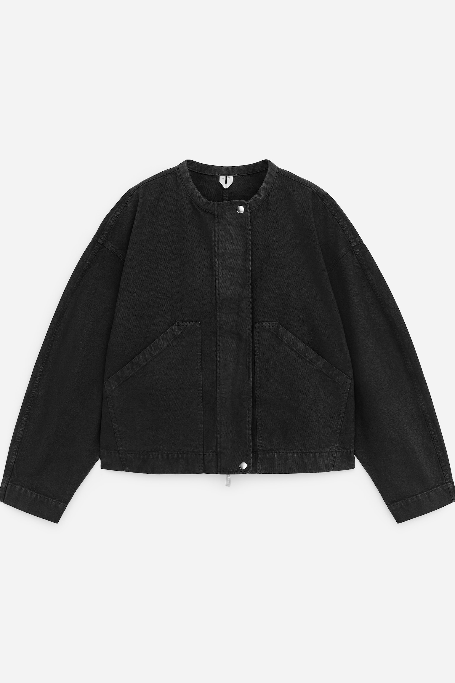 Cotton Jacket - Washed Black