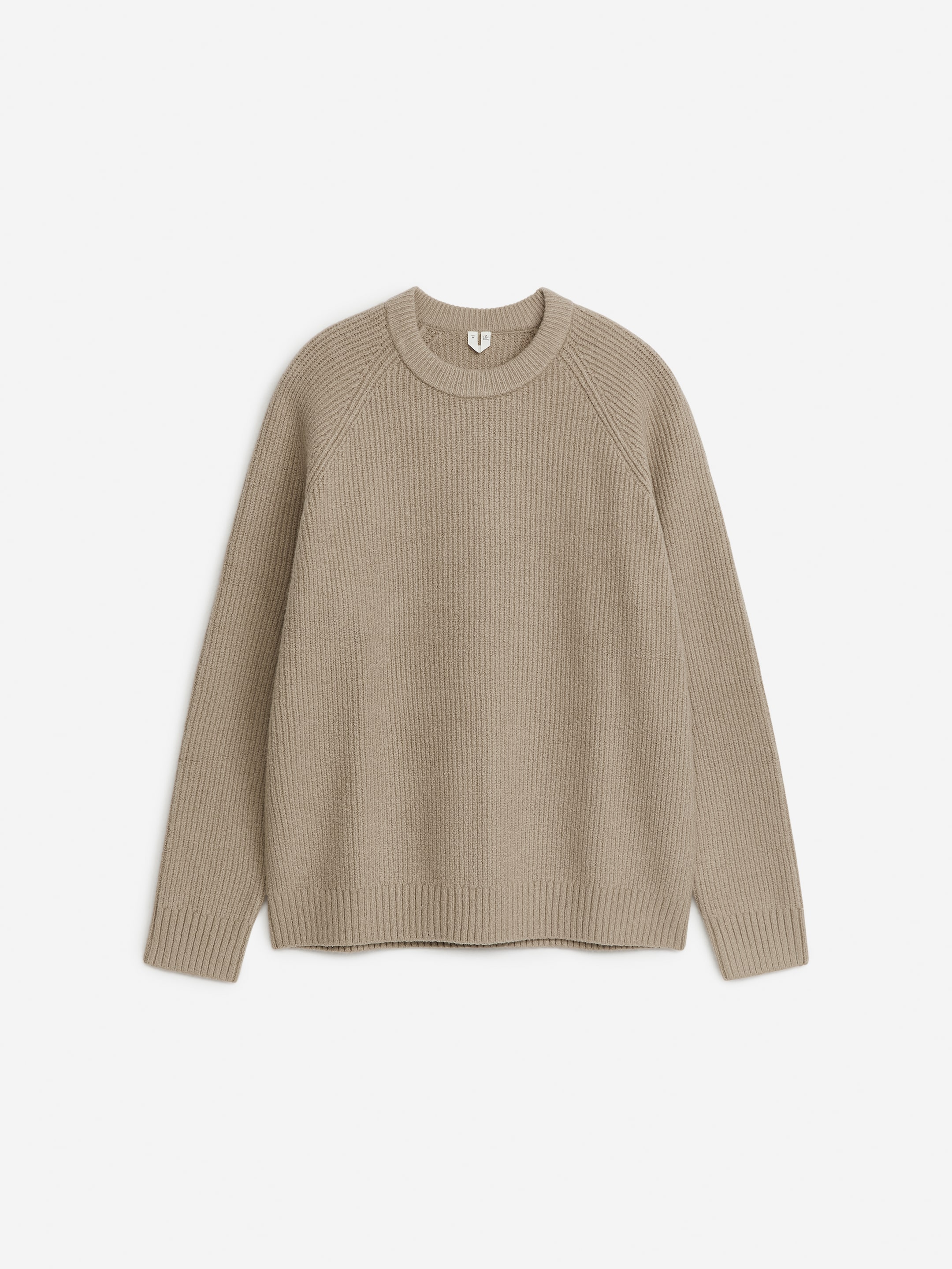 Rib-Knit Crewneck Jumper - Mole - Regular fit - Men - StillMedia/DescriptiveStillLife - 1