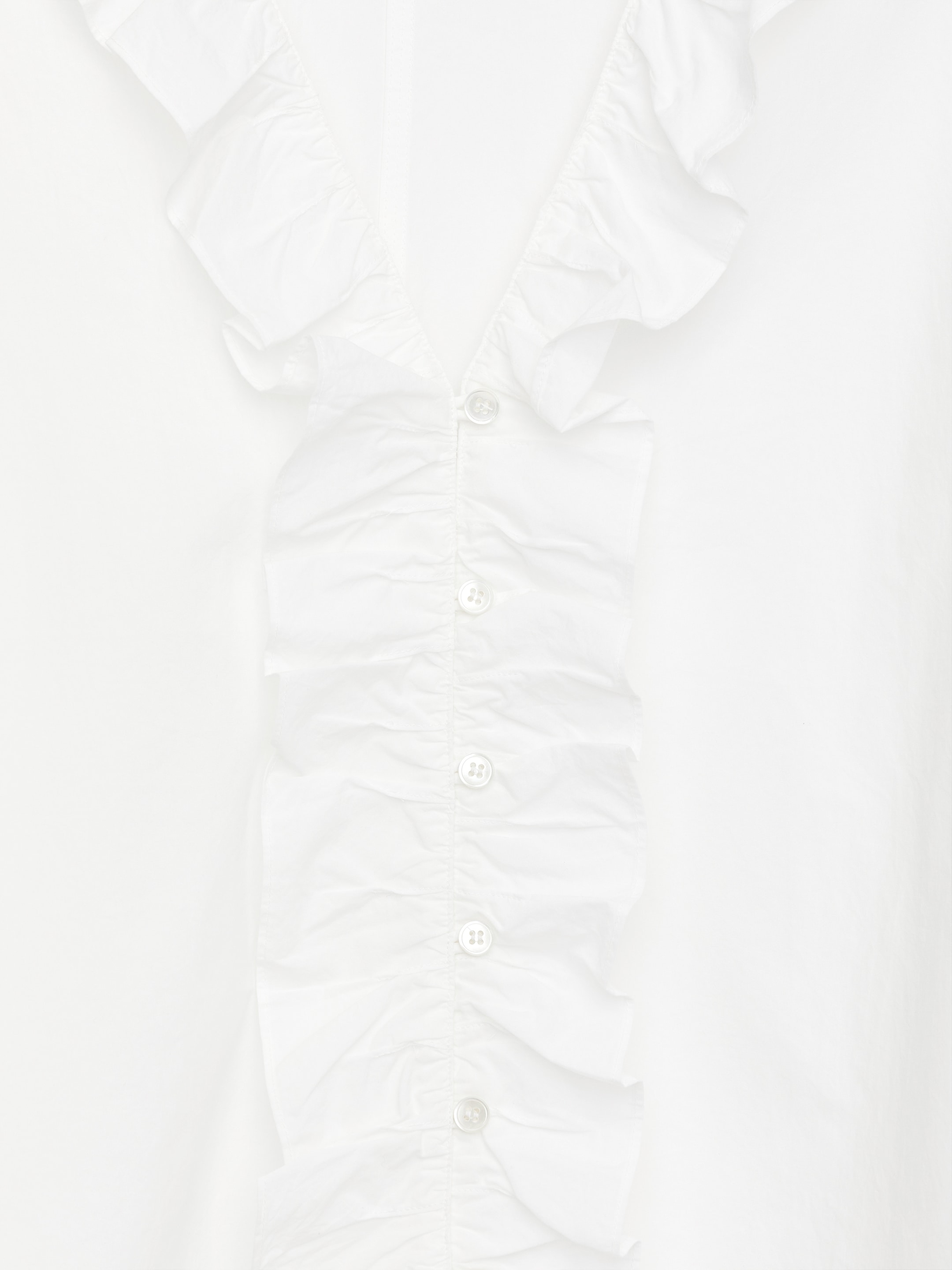 Frill Blouse - White - Regular fit - Women - StillMedia/DescriptiveDetail - 1