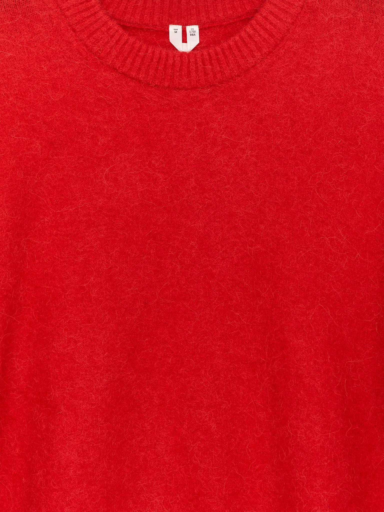 Pull en mélange de laine et d'alpaga - Rouge/Bordeaux foncé/Noir/Blanc cassé/Beige/Rouge-orangé - 3