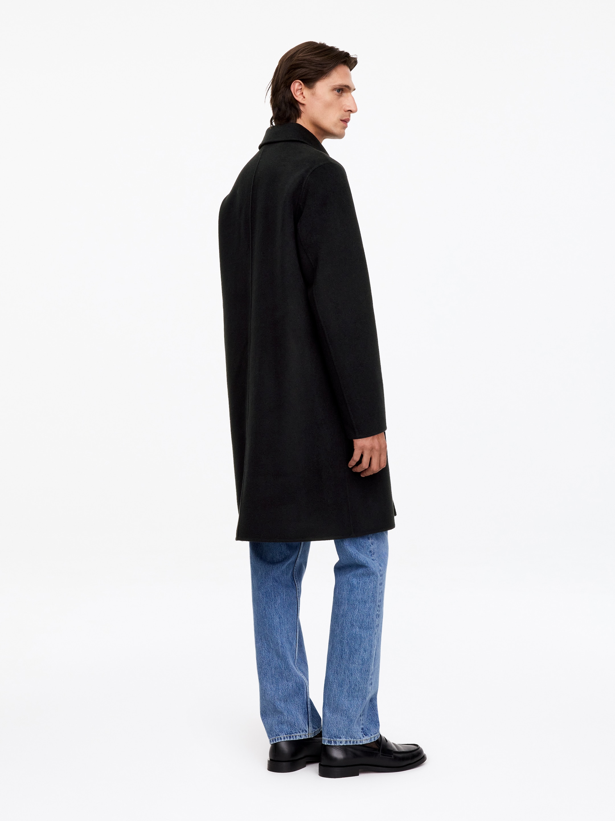 Manteau en laine double face - Noir - Relaxed fit - men - StillMedia/Lookbook - 6