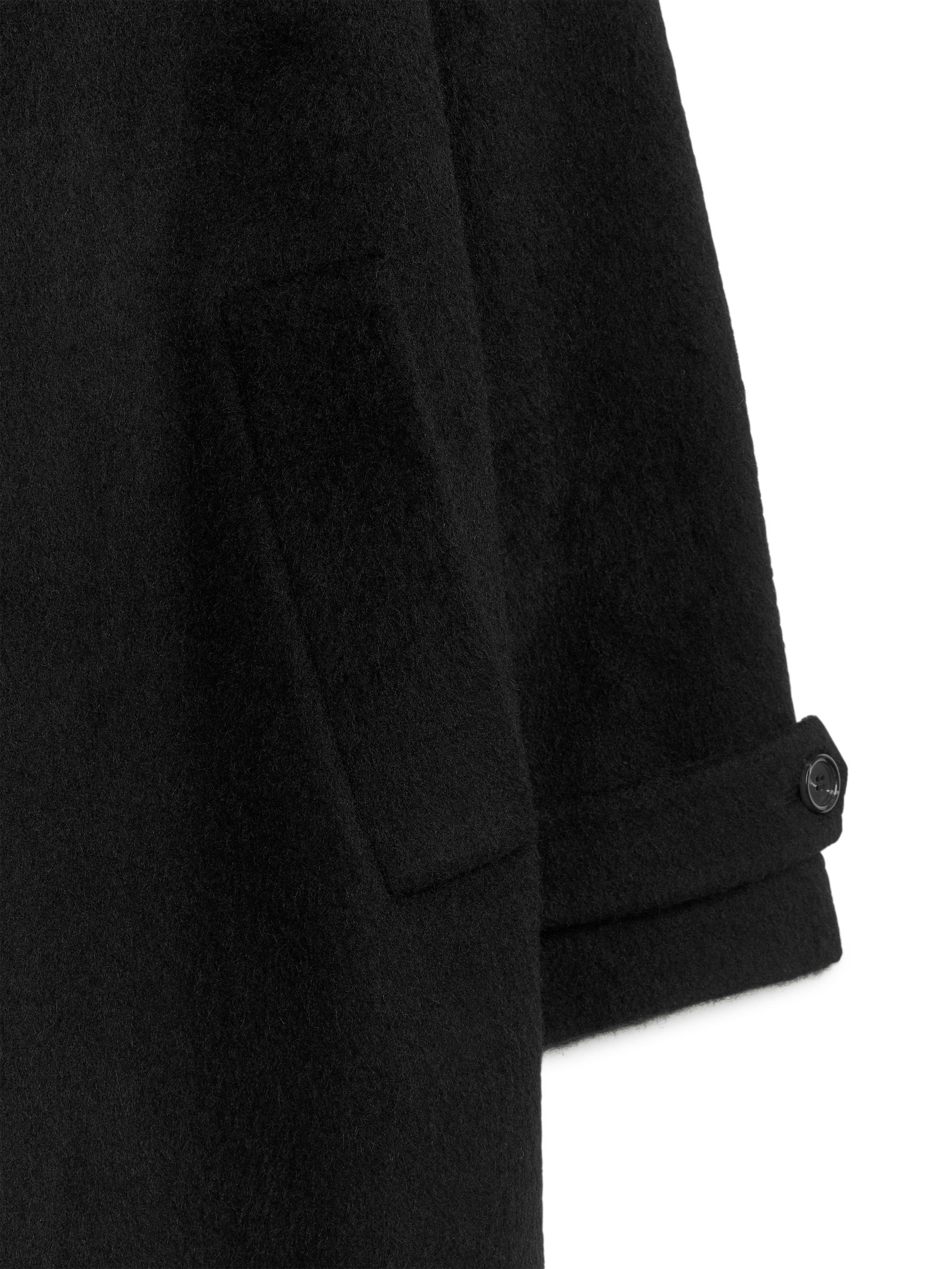 Oversized Wool Coat - Black - Oversized - Women - StillMedia/DescriptiveDetail - 2