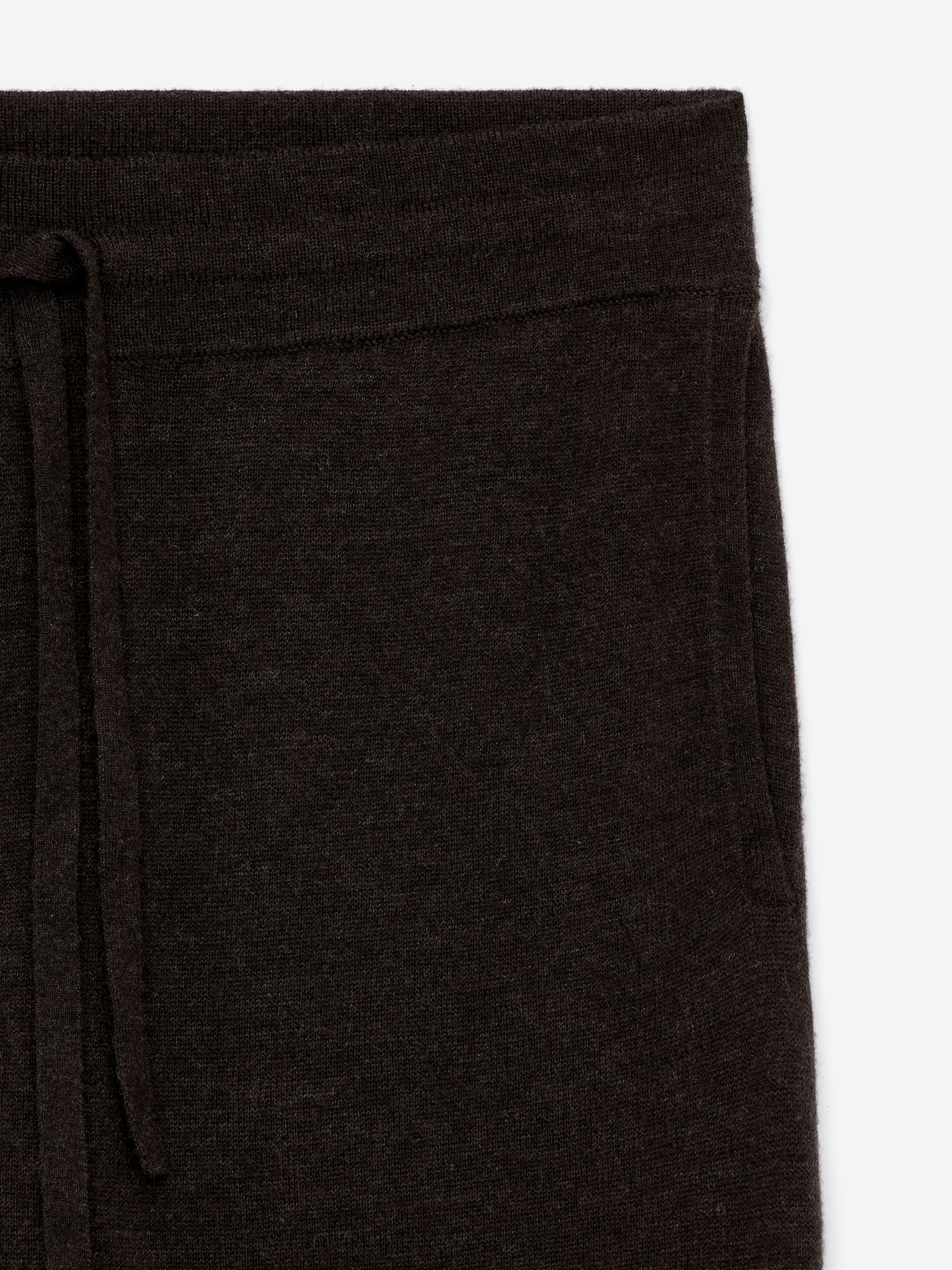 Knitted Wool Cashmere Trousers - Dark Brown - Loose fit - Men - StillMedia/DescriptiveDetail - 1