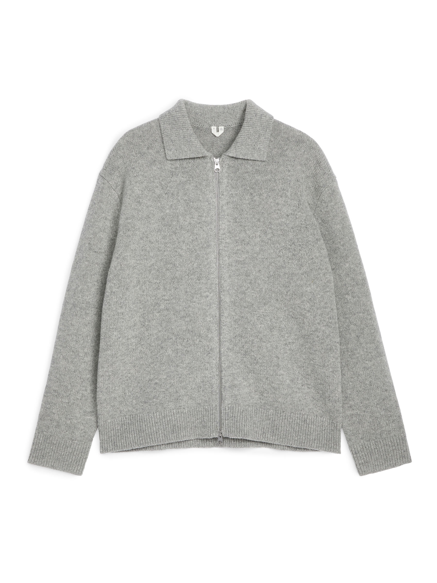 Gilet zippé en laine - Gris chiné - Regular fit - Homme - StillMedia/DescriptiveStillLife - 2