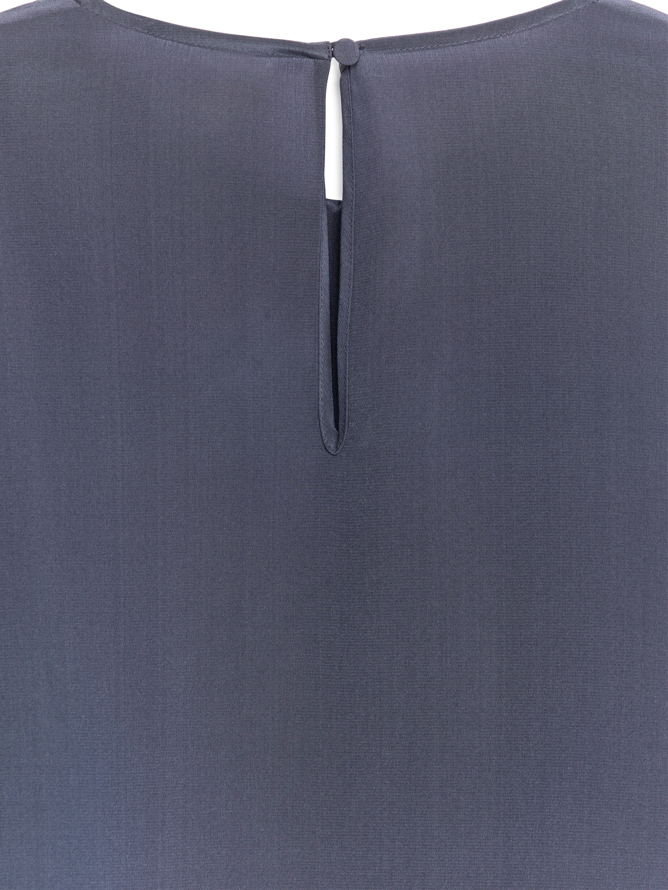 Ingrandisci l'immagine: Bow Silk Blouse - Dove Blue - DONNA | H&M CH 2