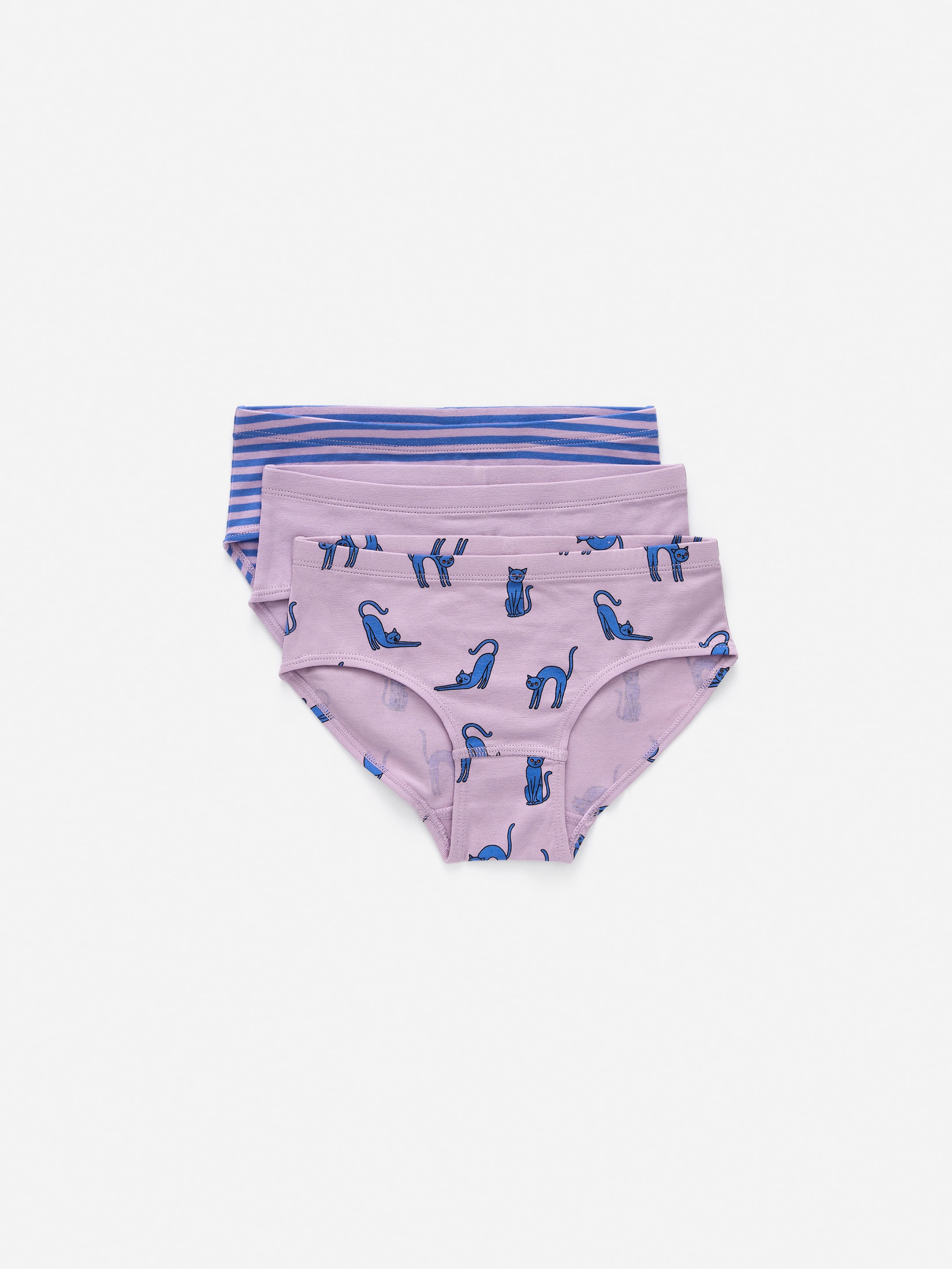 Grotere afbeelding bekijken: Cotton Jersey Briefs Set of 3 - Lila - KINDEREN | H&M BE 1