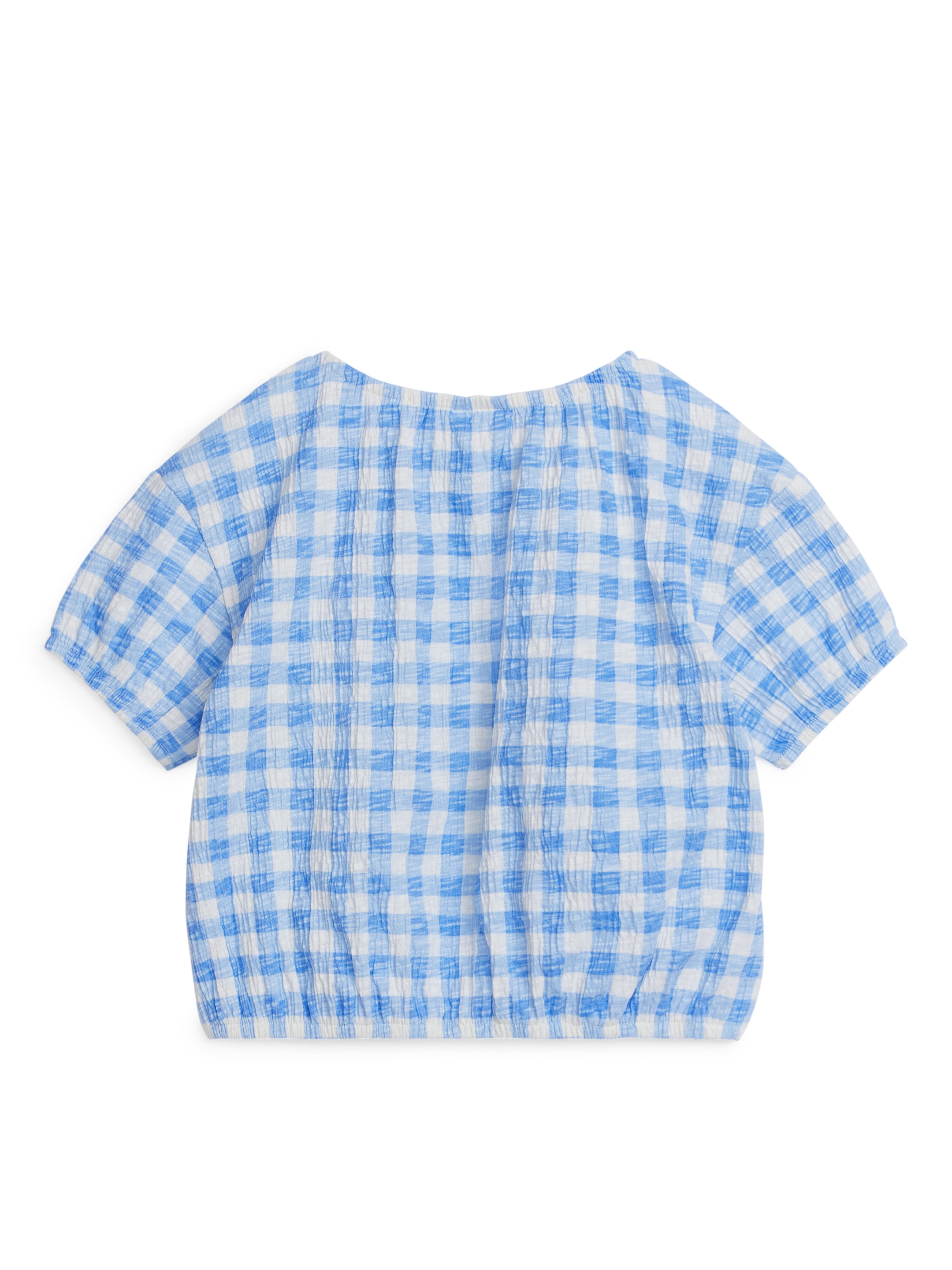 Topp med struktur - Vit/blå - Regular fit - Children - StillMedia/DescriptiveStillLife - 1