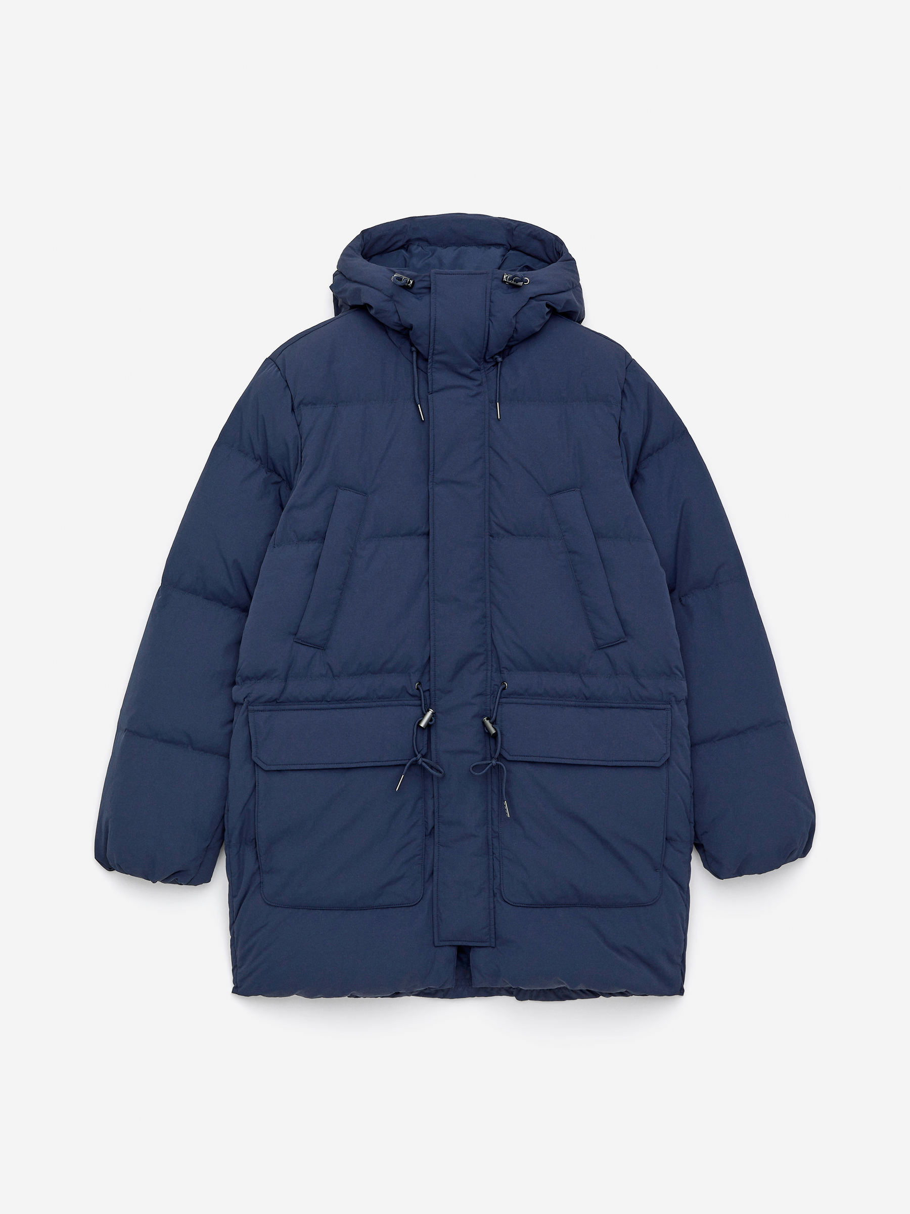 Upcycled Down Expedition Jacket-Blue-17181