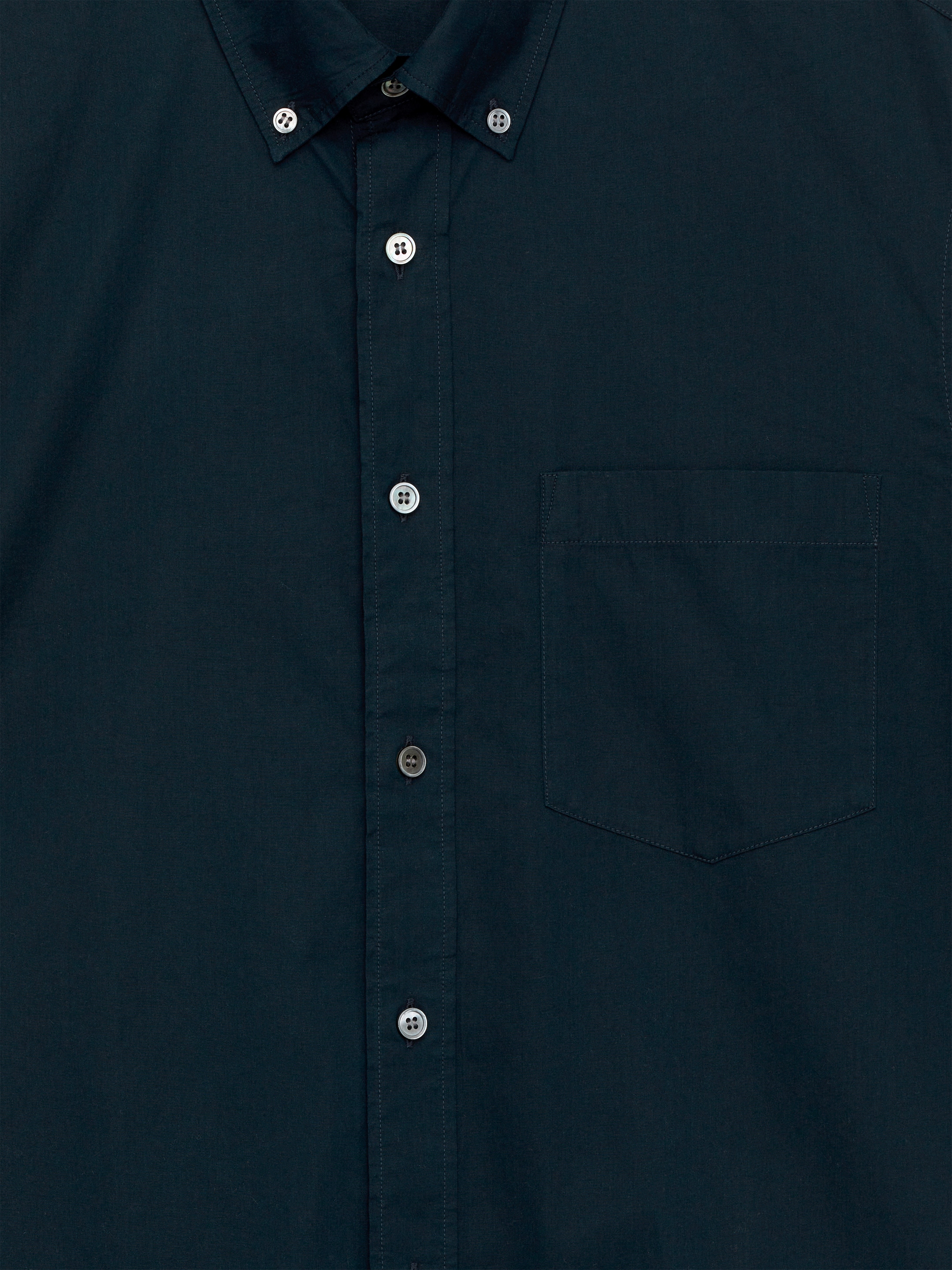 Grösseres Bild ansehen: Button-down-Hemd aus Popeline - Dunkelblau - HERREN | H&M CH 6