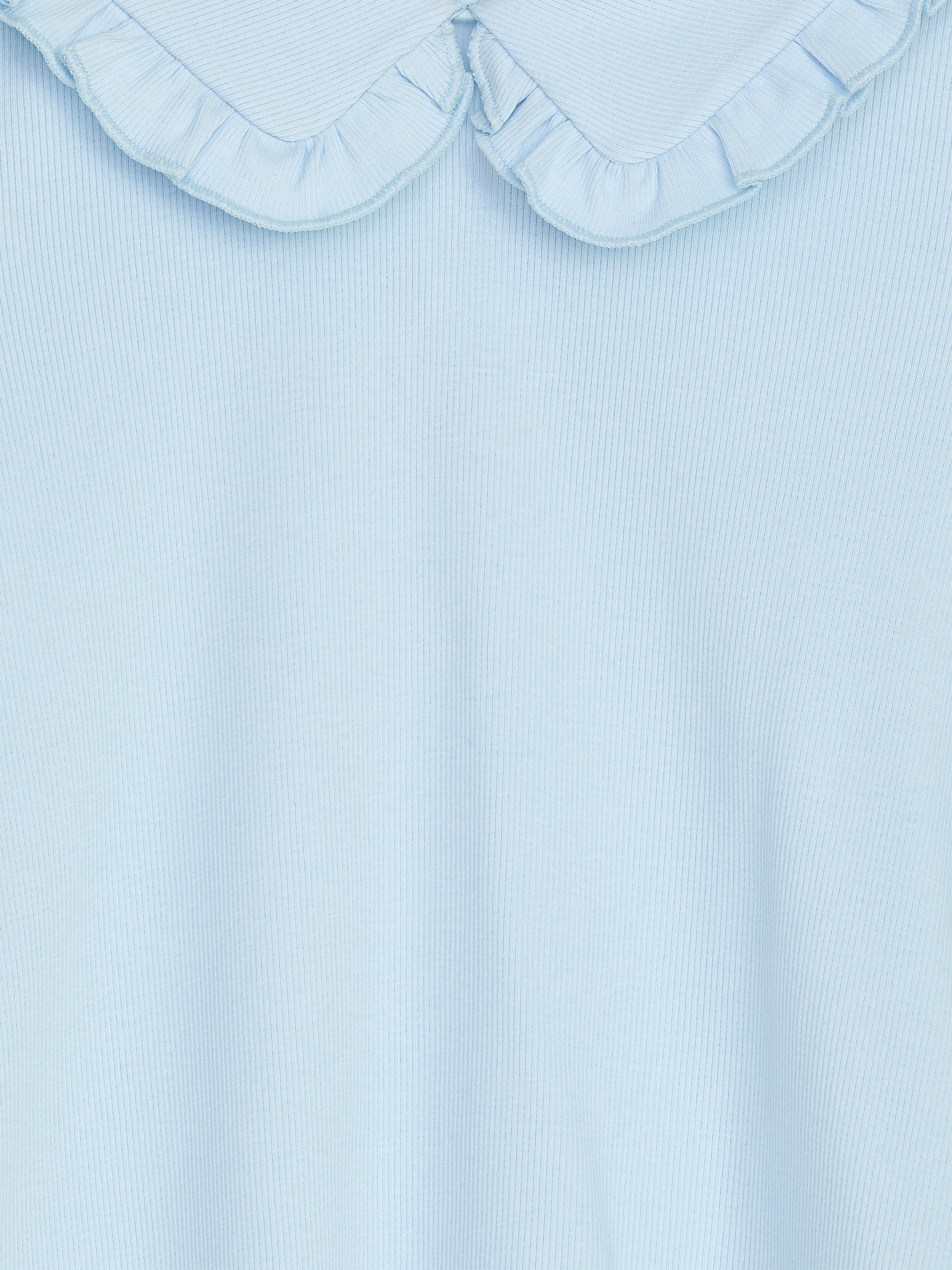 Top con colletto con gala a coste - Blu - Regular fit - children - StillMedia/DescriptiveDetail - 1