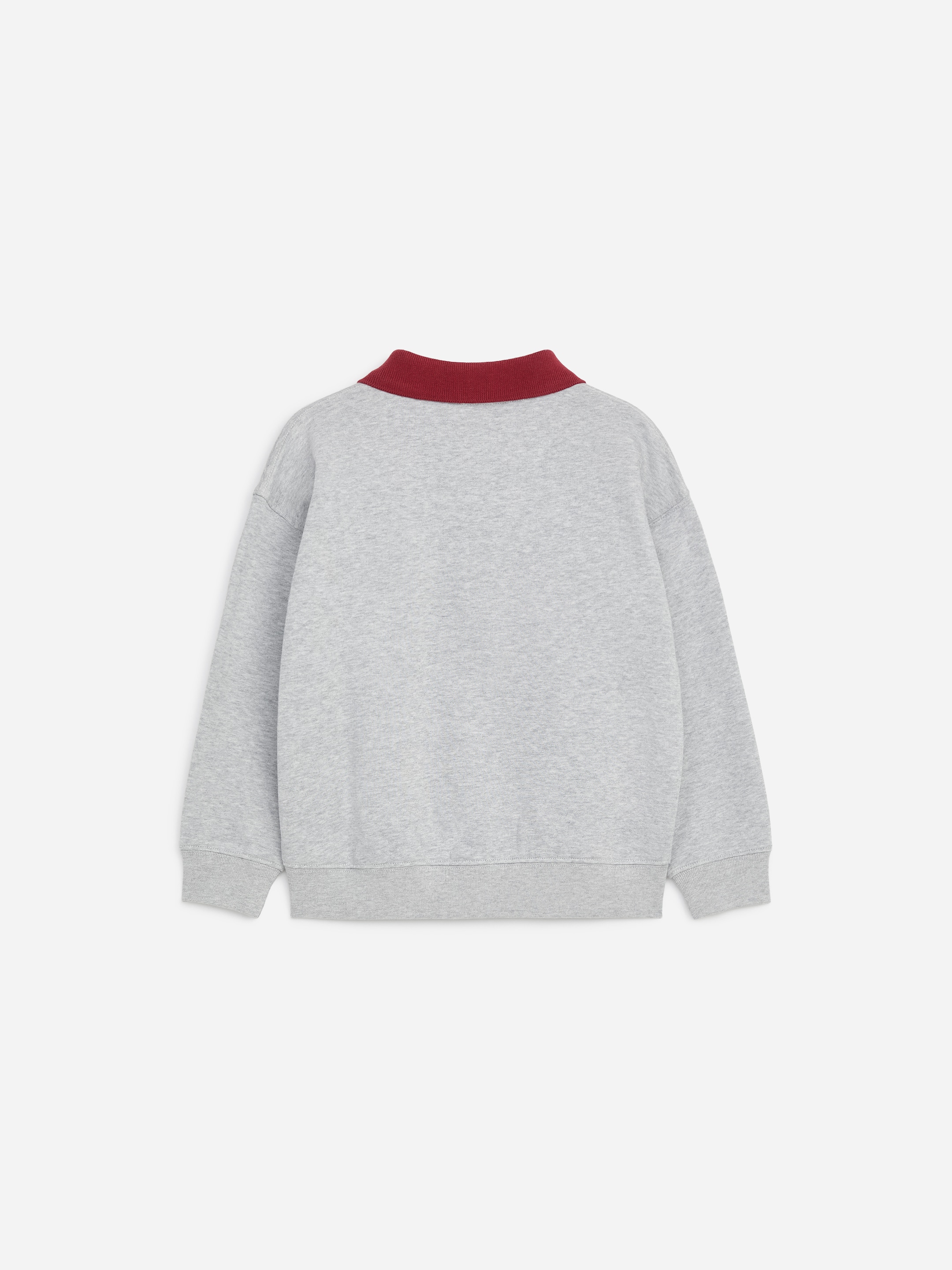 Rugby Polo Sweatshirt - Grey Melange - Relaxed fit - children - StillMedia/DescriptiveStillLife - 2
