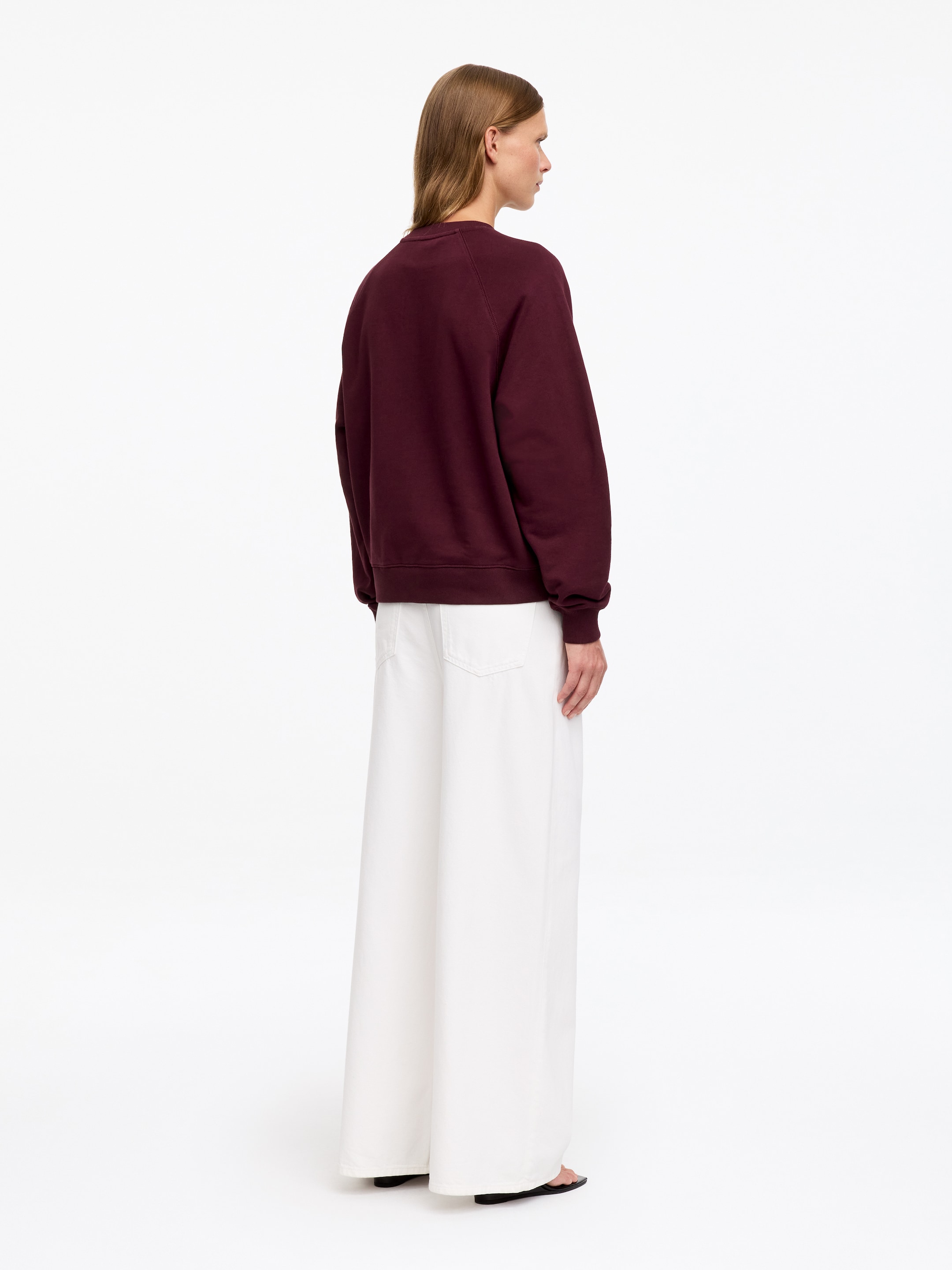 Sweat en éponge - Bordeaux - Regular fit - women - StillMedia/Lookbook - 2