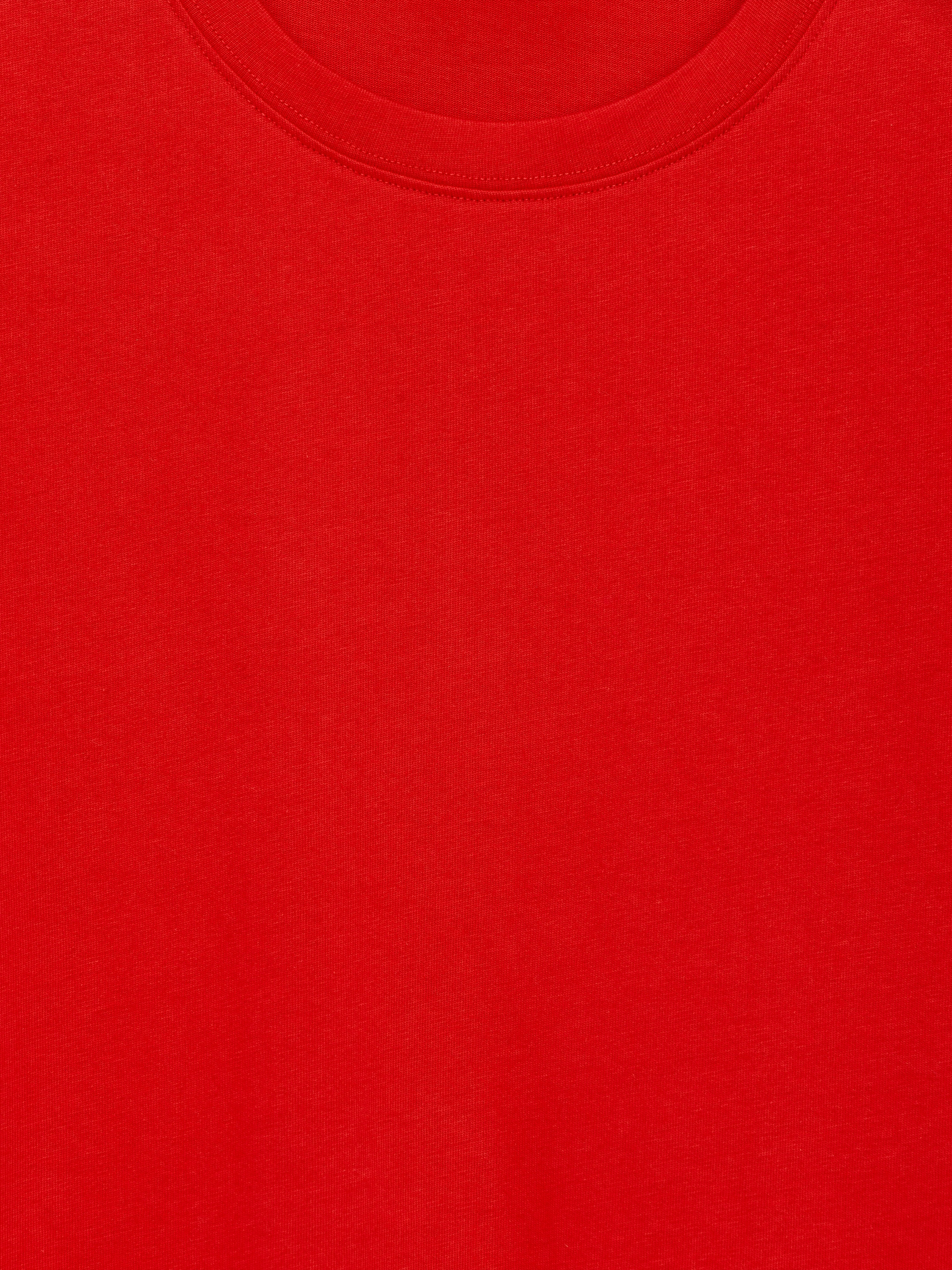 T-Shirt-Kleid - Rot - Loose Fit - Women - StillMedia/DescriptiveDetail - 2