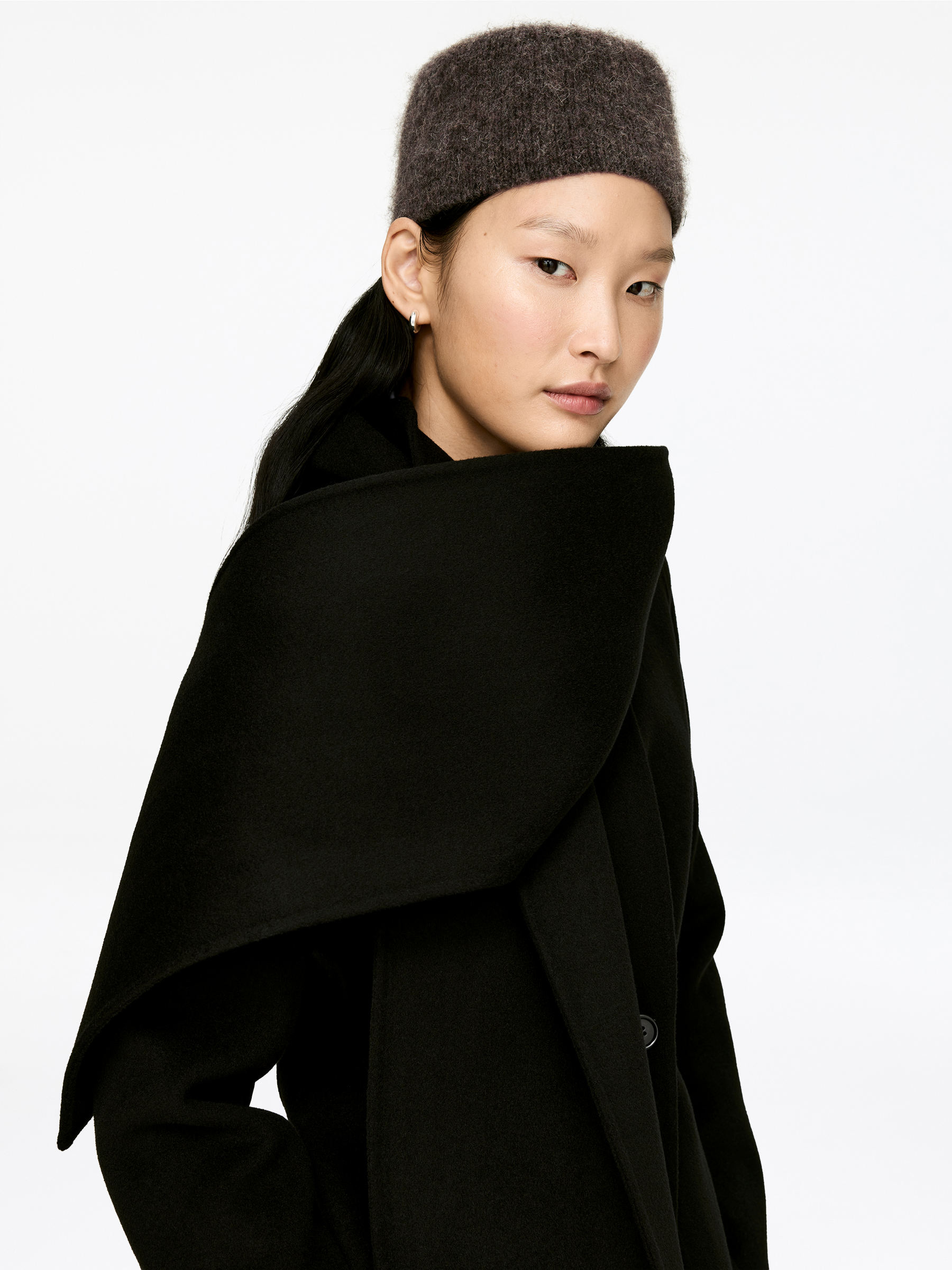 Alpaca-Wool Blend Hat - Mole - Women - StillMedia/Lookbook - 2