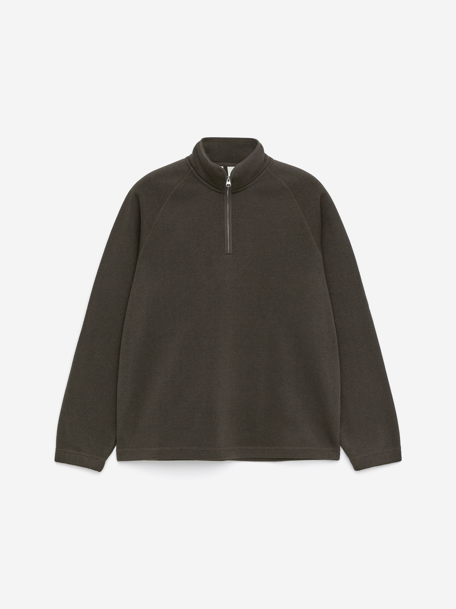 Half-Zip Fleece Sweatshirt-#484240-16649