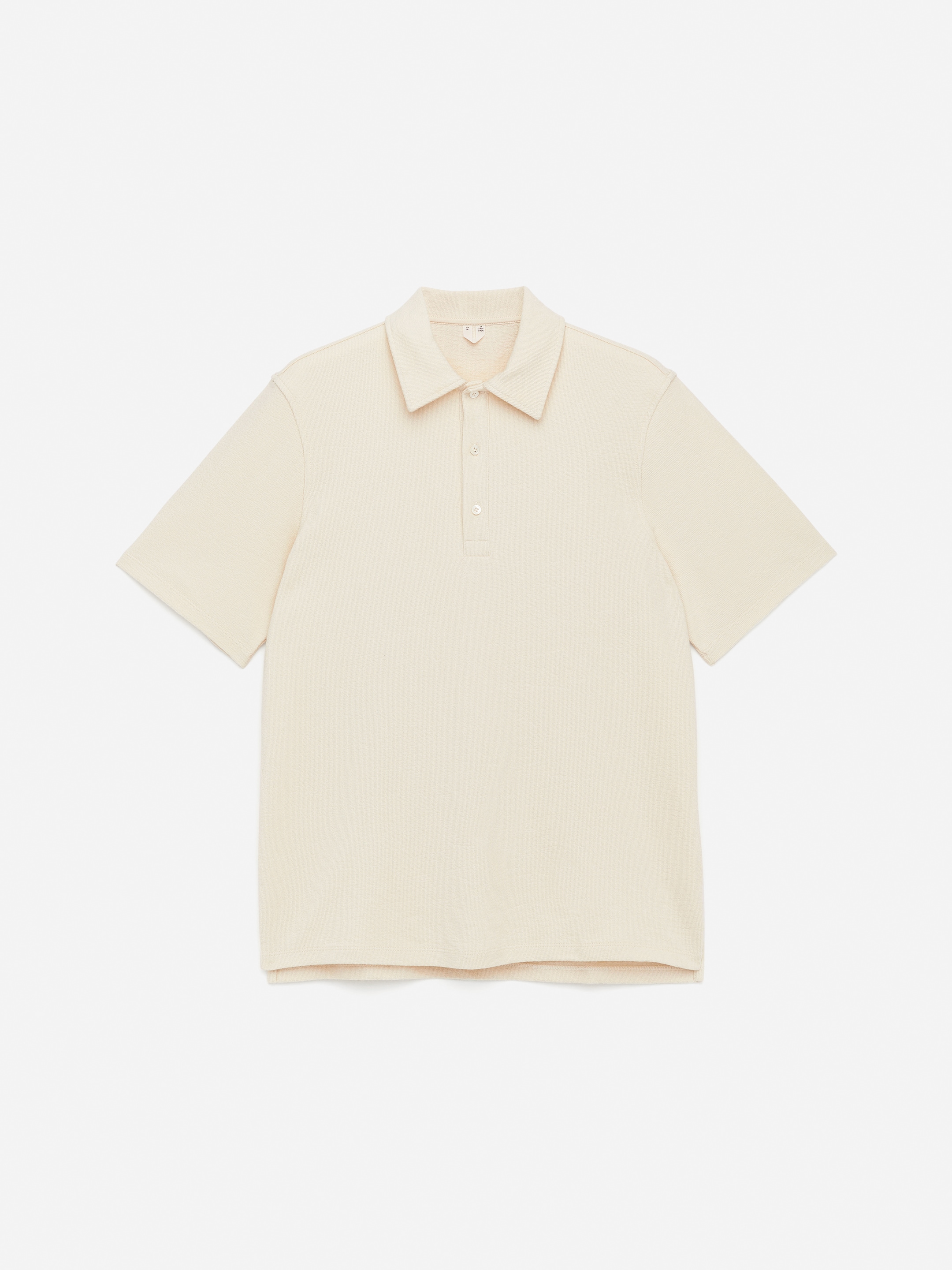 Kurzärmliges Poloshirt-#EEEDE4-15633