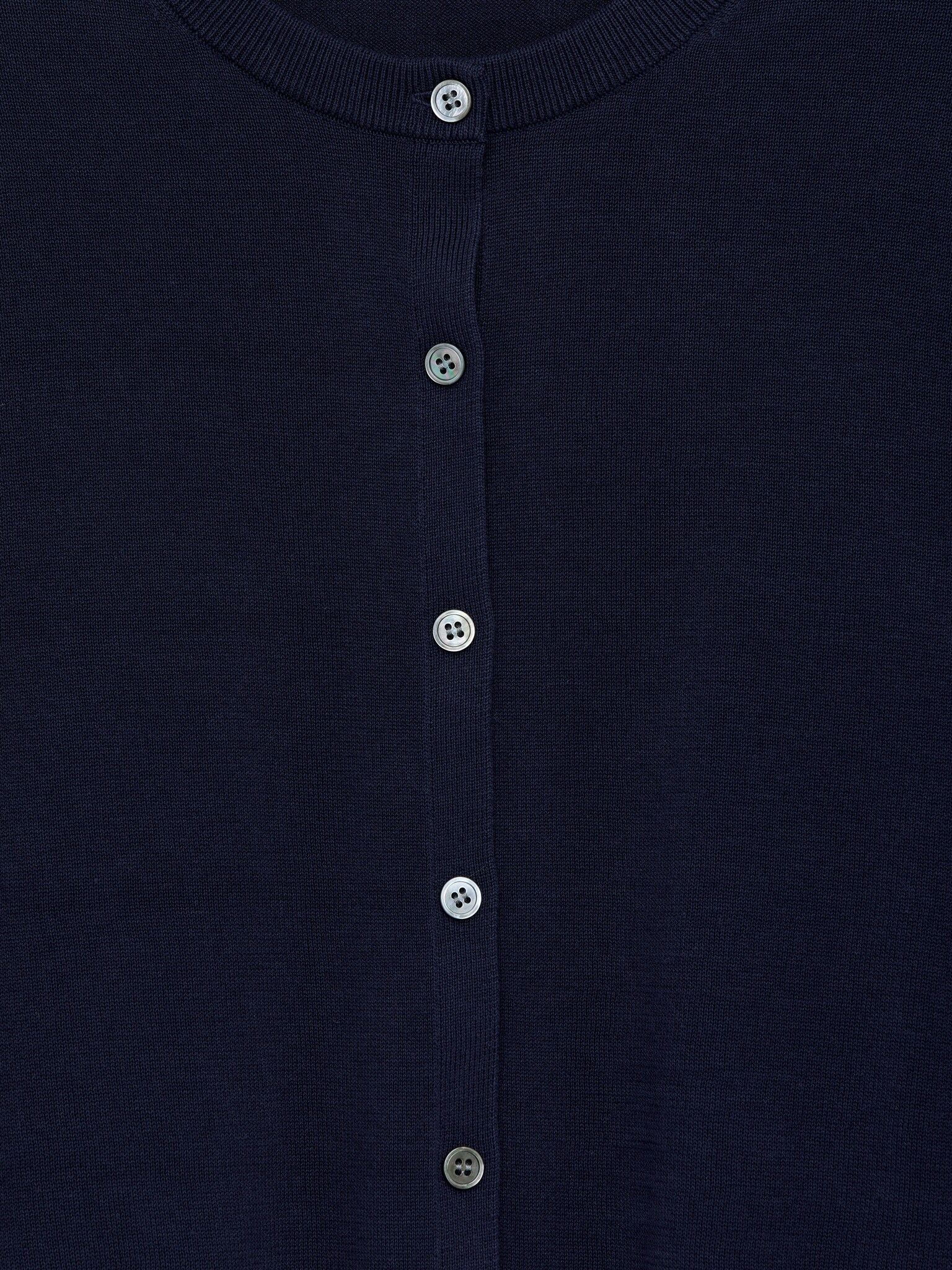 Gilet en coton - Bleu foncé - 2