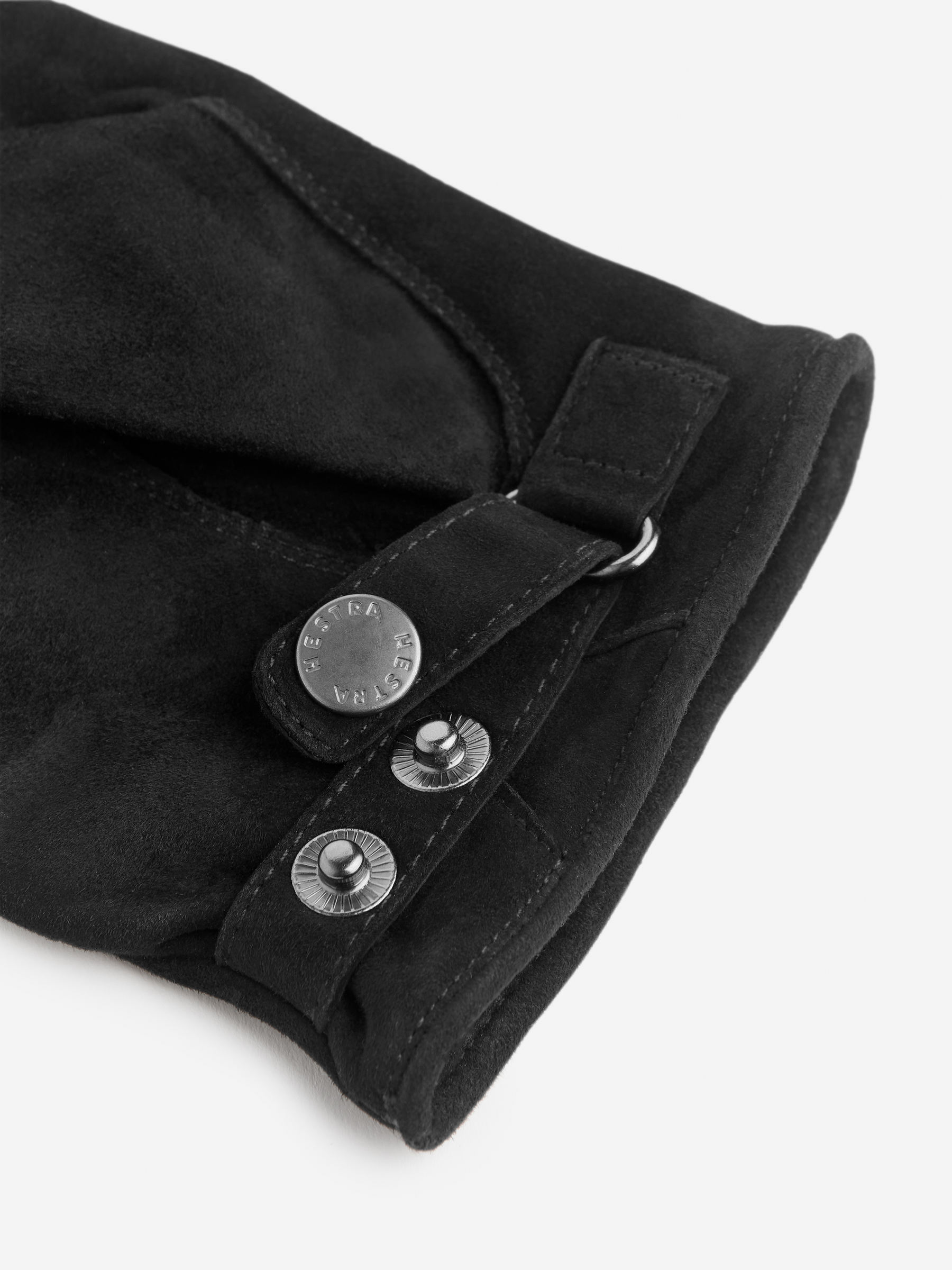 Hestra Robert Suede Gloves - Black - Men - StillMedia/DescriptiveDetail - 2
