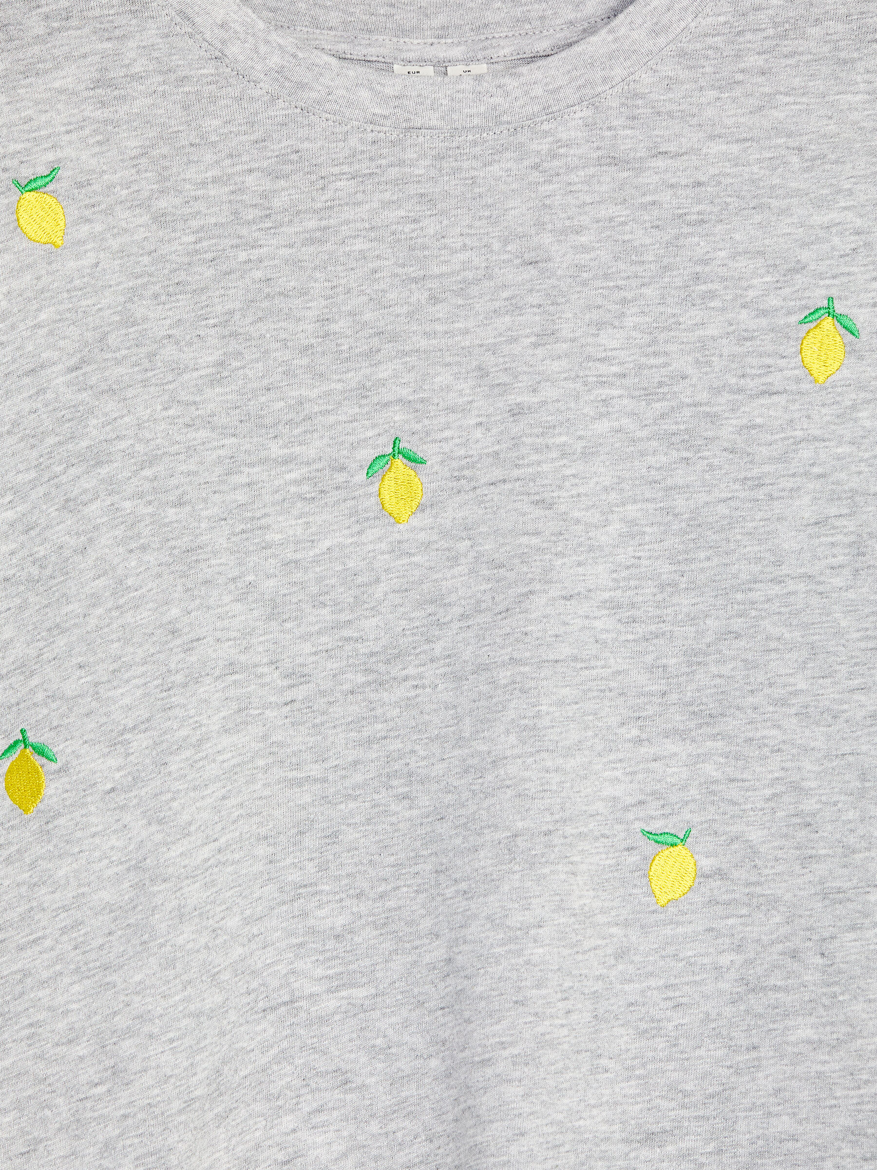 Besticktes T-Shirt - Grau - Relaxed Fit - Children - StillMedia/DescriptiveDetail - 1