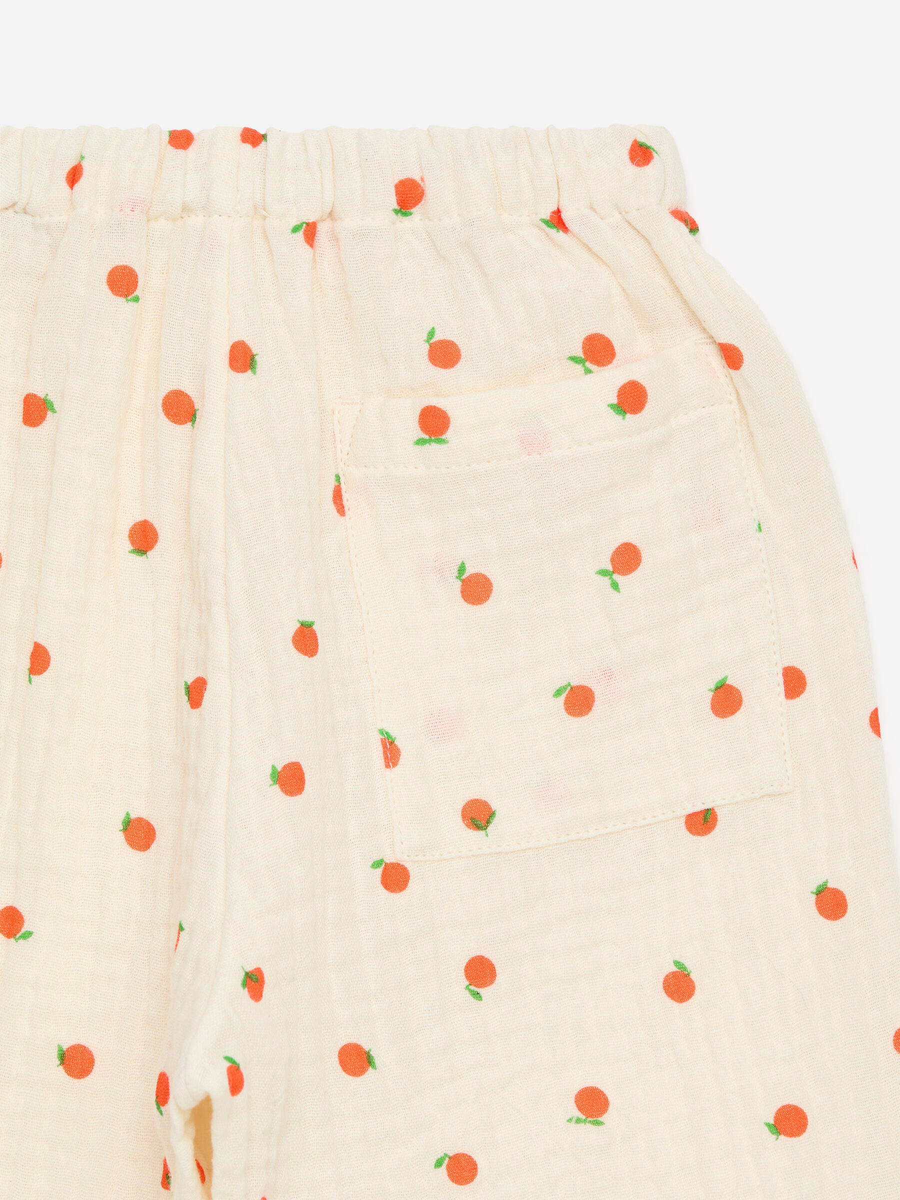 Cotton Muslin Trousers - Off White - Loose fit - Children - StillMedia/DescriptiveDetail - 1