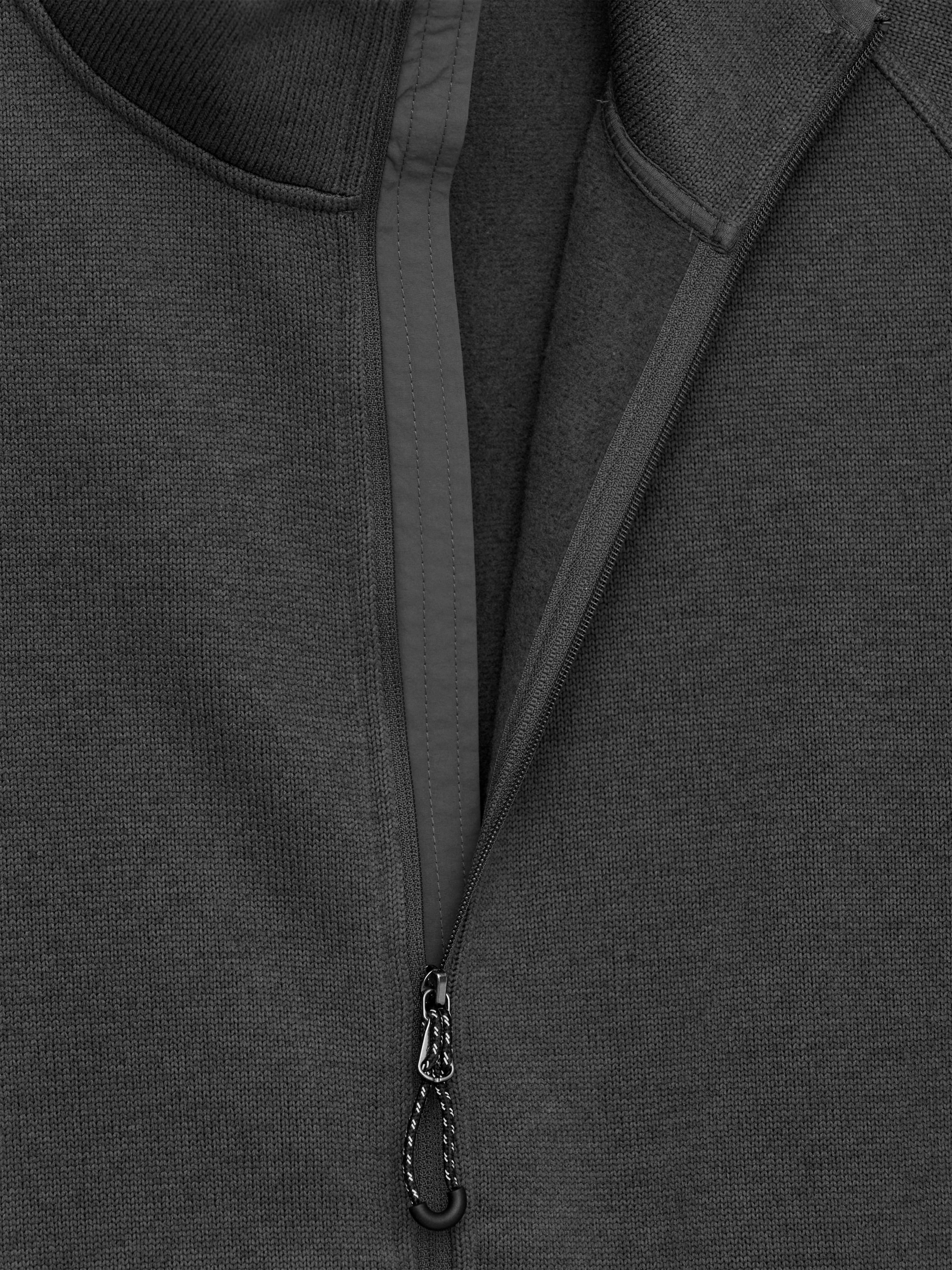 Polarfleecejacke mit Reißverschluss - Dunkelgrau - Regular Fit - Men - StillMedia/DescriptiveDetail - 2