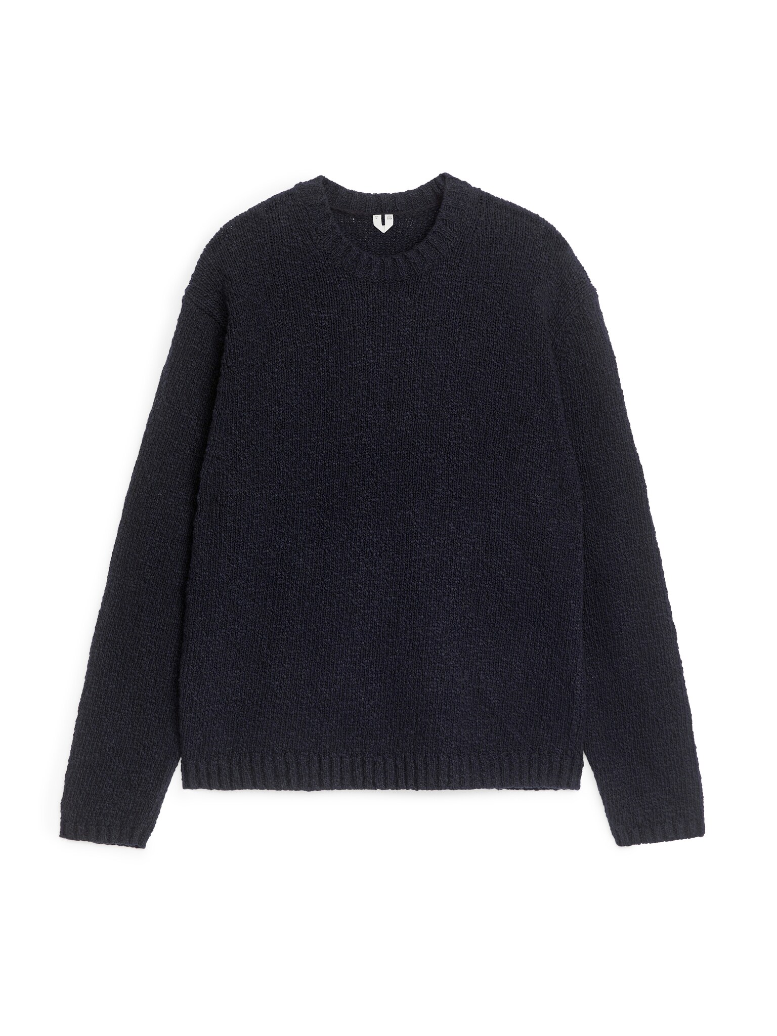 Tape Yarn Jumper - Off Black