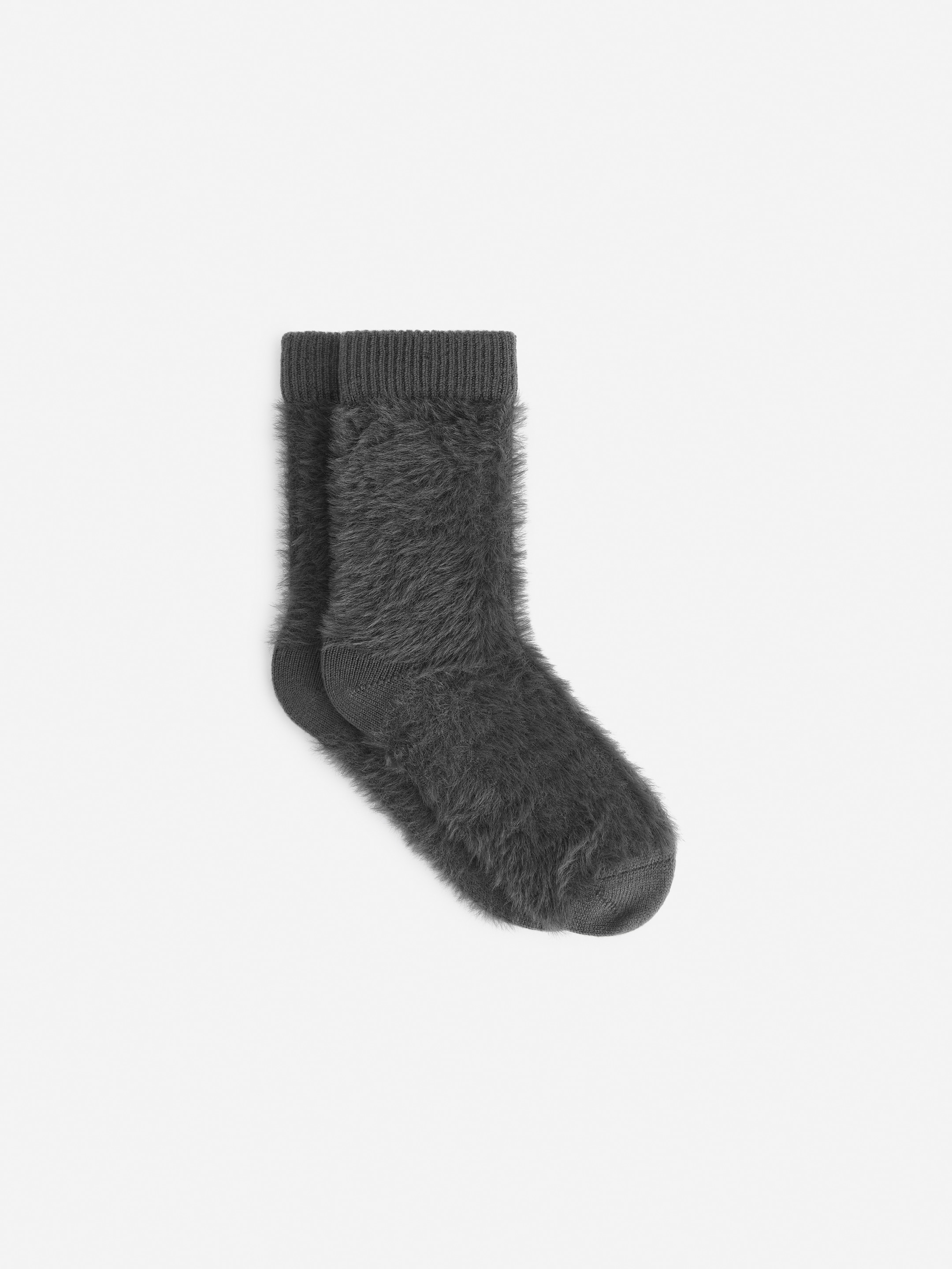 Fluffy Socks - Dark Grey - Women - StillMedia/DescriptiveStillLife - 4