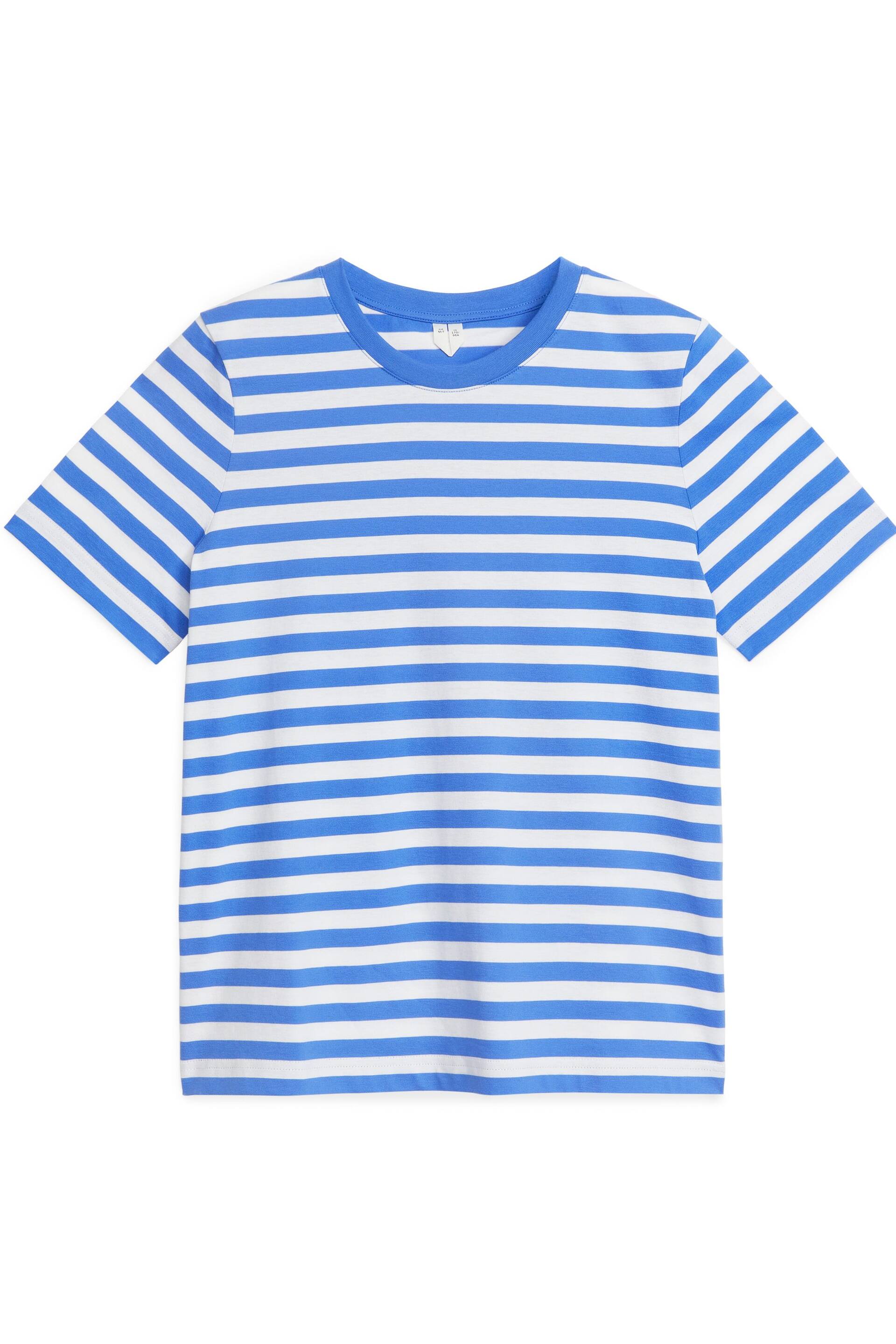 Grösseres Bild ansehen: LILY leichtes T-Shirt - Blau/Weiß - DAMEN | H&M CH 1