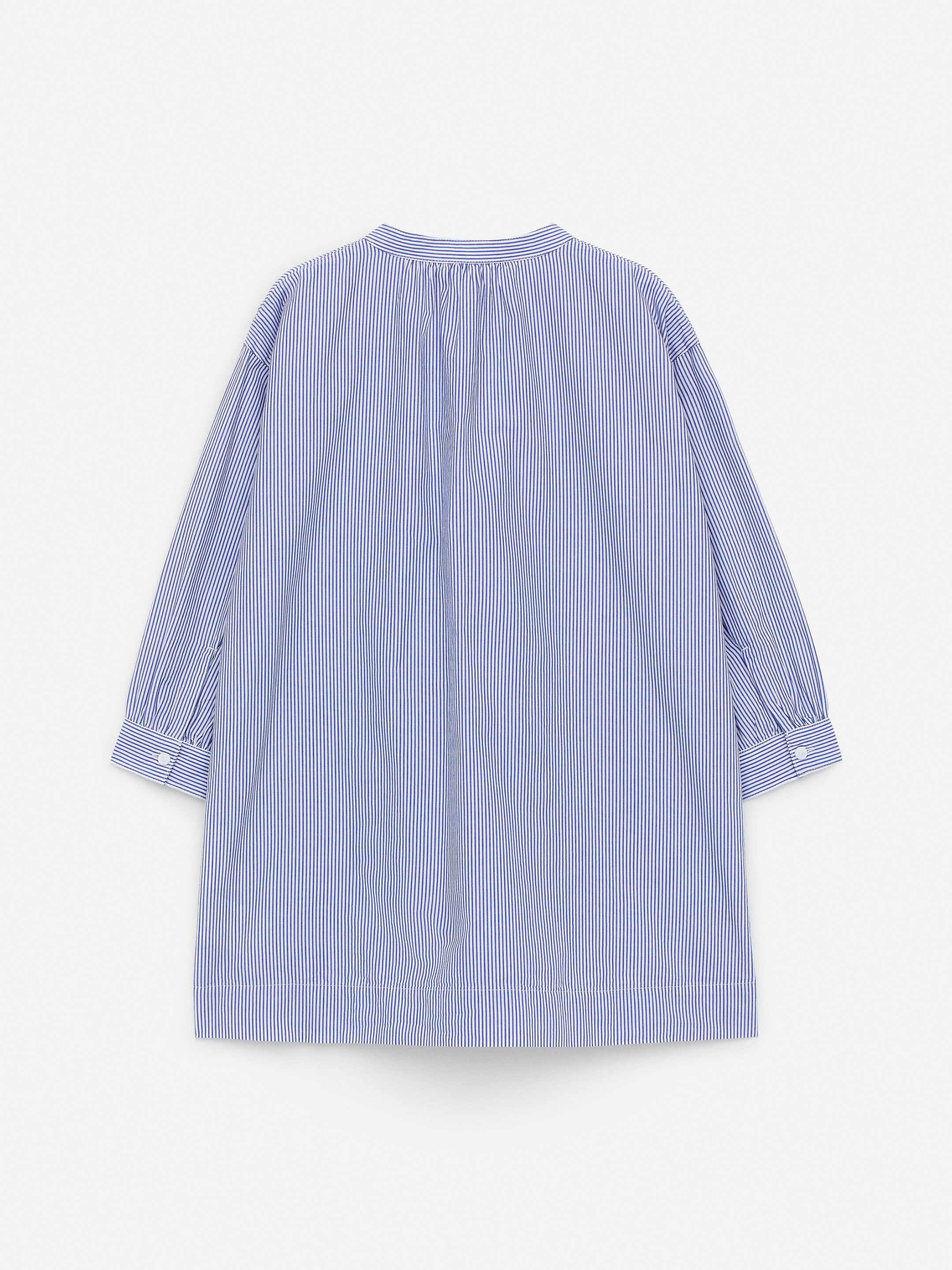 Se større billede: Rynket kjole - Blå/hvid - BØRN | H&M DK 2