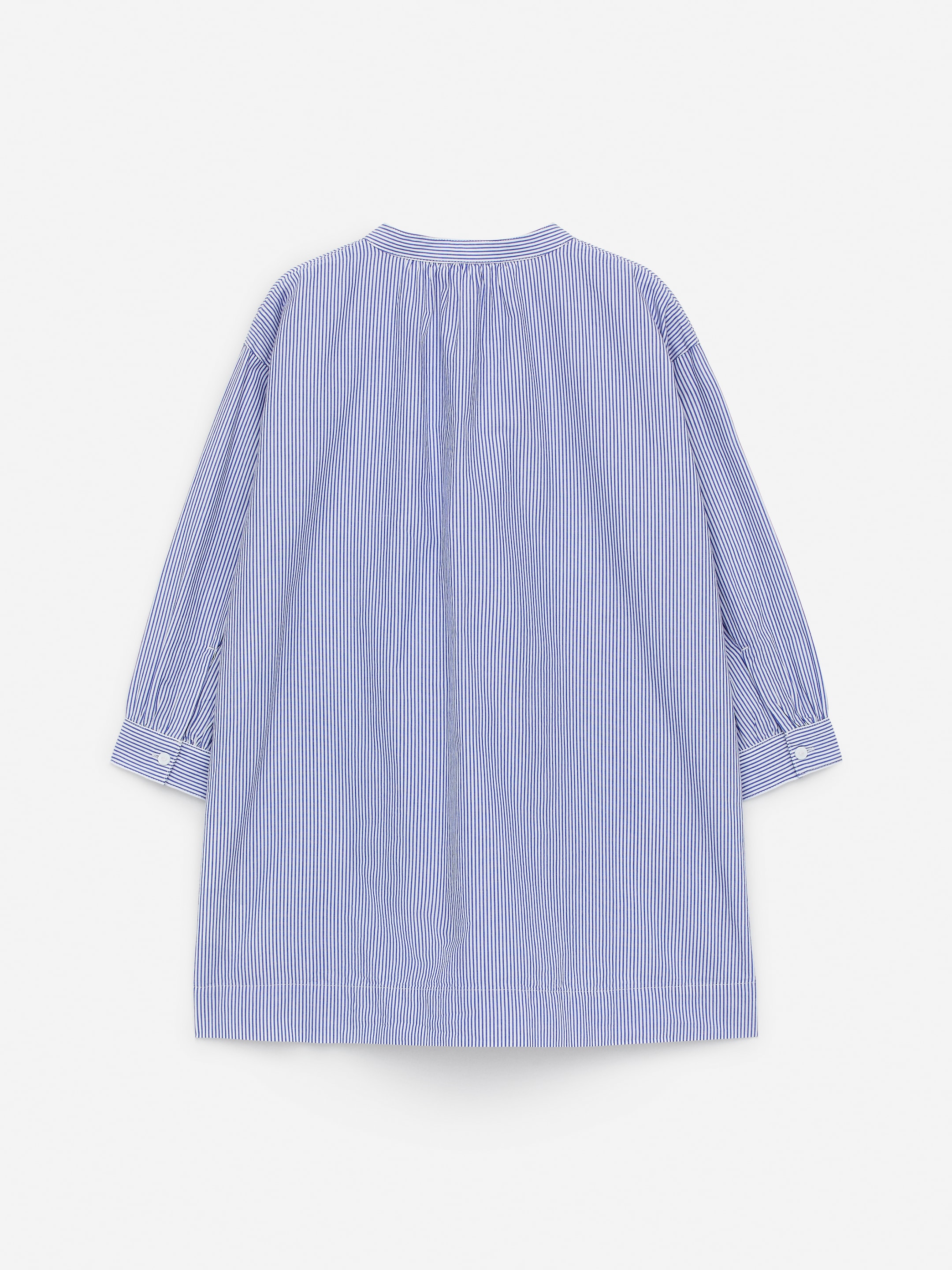 Grotere afbeelding bekijken: Gathered Dress - Blue/White - KINDEREN | H&M BE 2