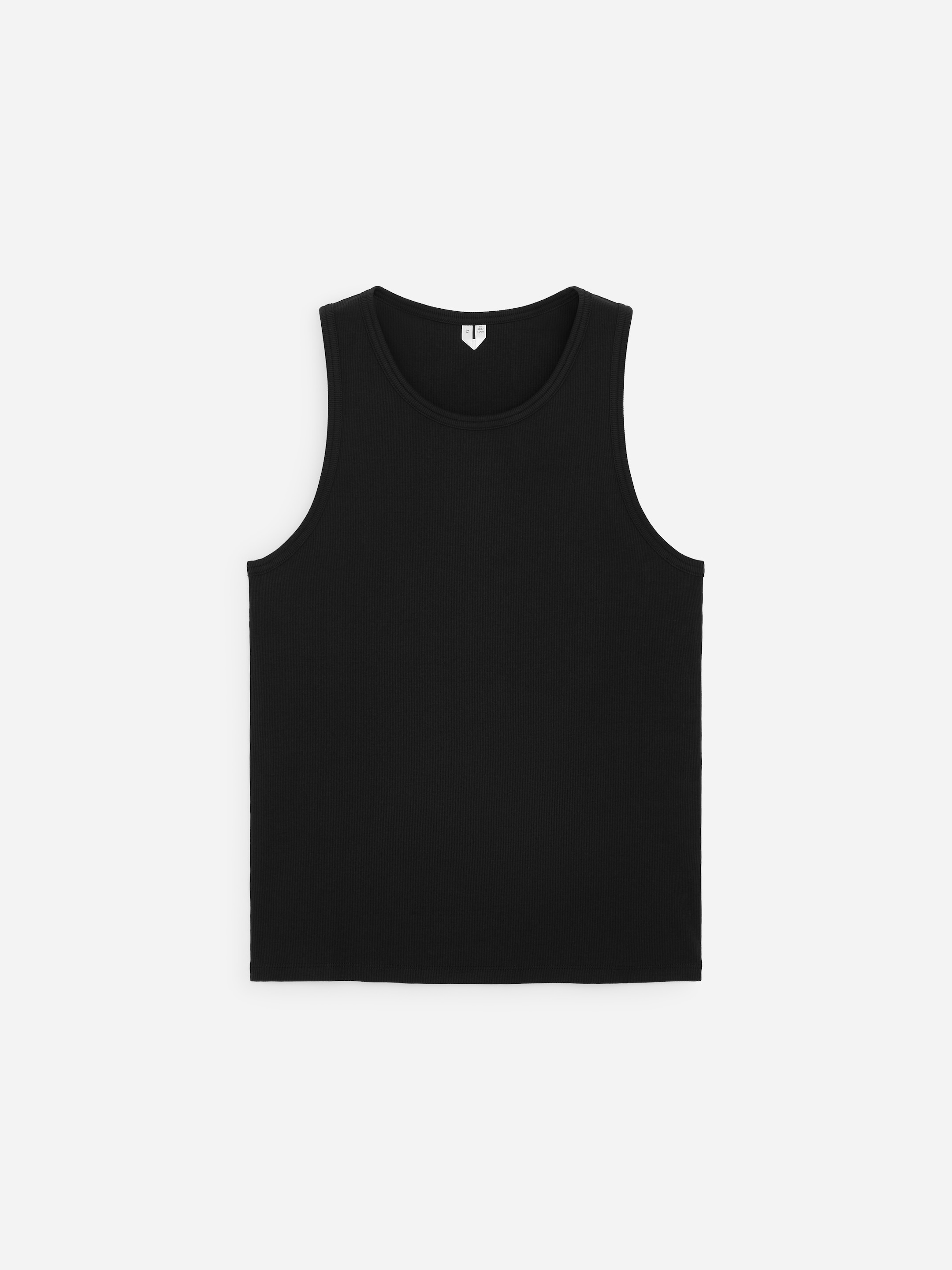Ribbed Tank Top - Black - Slim fit - Men - StillMedia/DescriptiveStillLife - 1