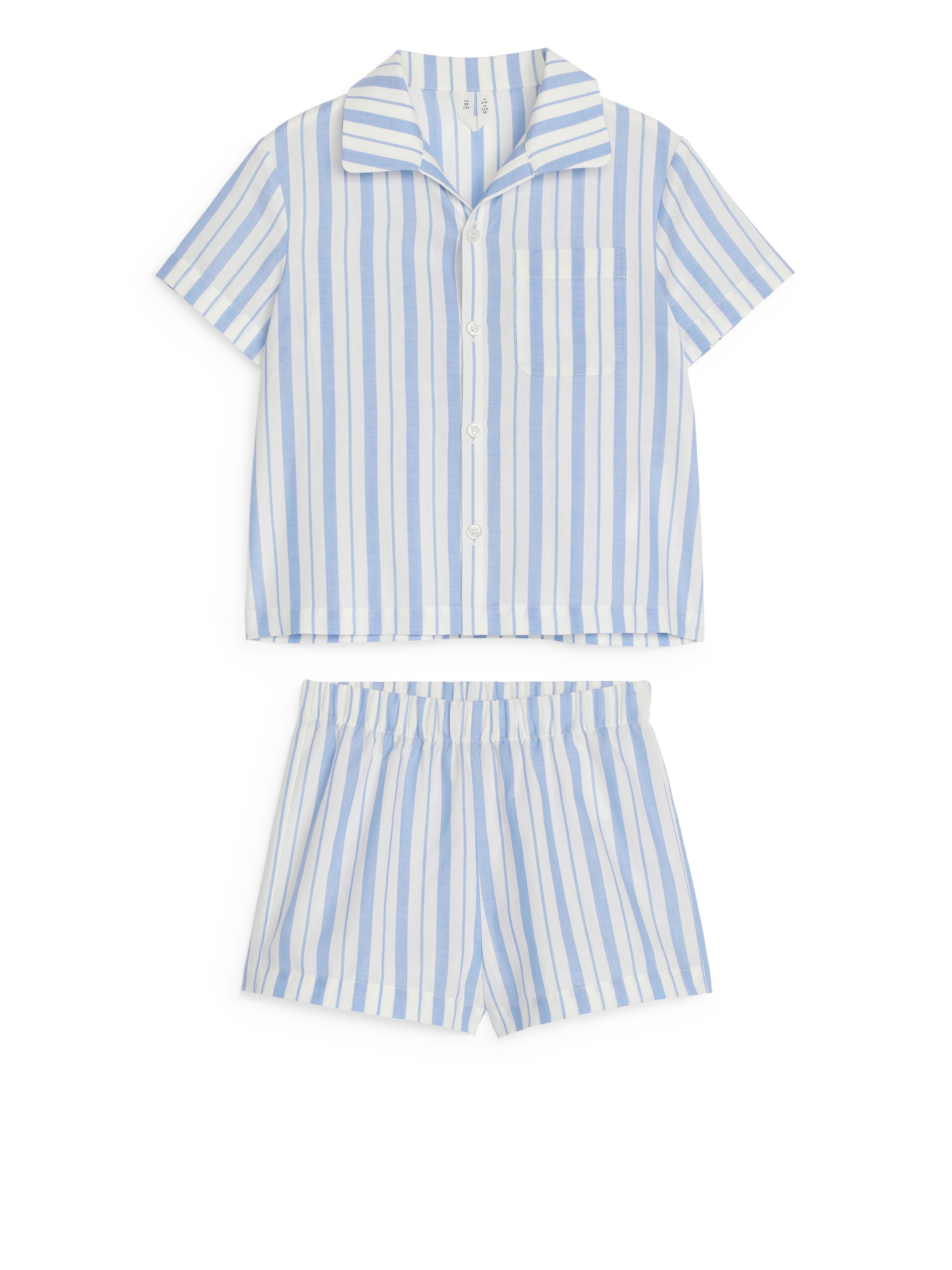 Zobacz większy obraz: Cotton Pyjama Set - Niebieski/biały - Dziecko | H&M PL 1