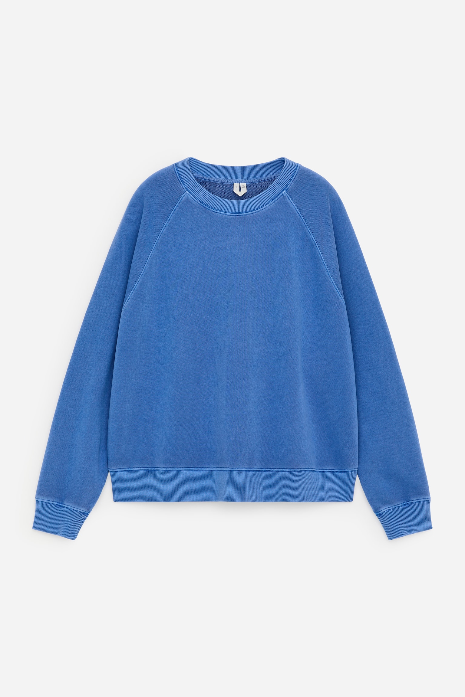 Sudadera de algodón - Azul/Marrón/Turquesa claro/Gris jaspeado/Marrón oscuro/Beige empolvado/Azul oscuro - 1