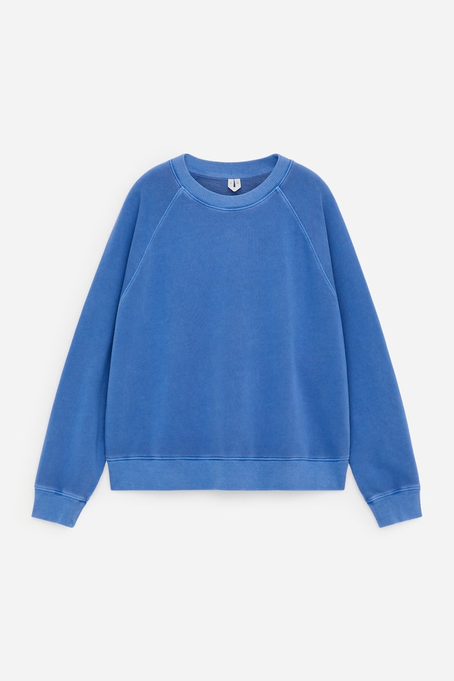 Sweatshirt em felpo - Azul/Azul escuro/Cinzento mesclado/Lilac/Preto/Castanho/Cor-de-rosa - 1