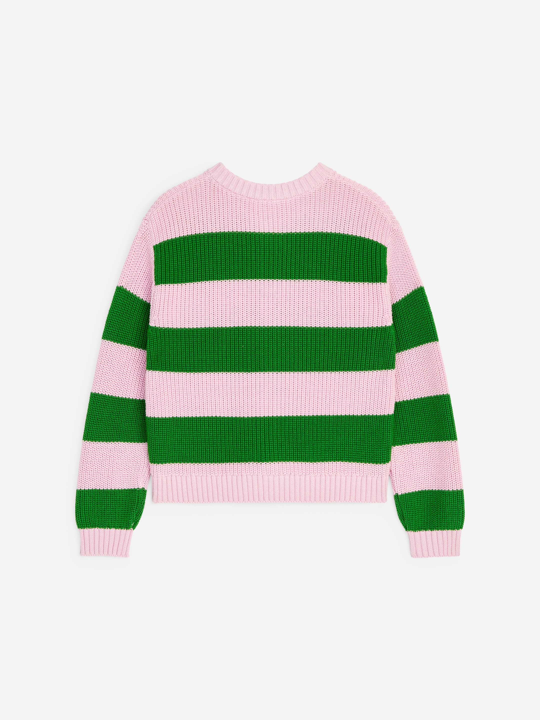 Cotton Cardigan - Green/Pink - Relaxed fit - Children - StillMedia/DescriptiveStillLife - 3