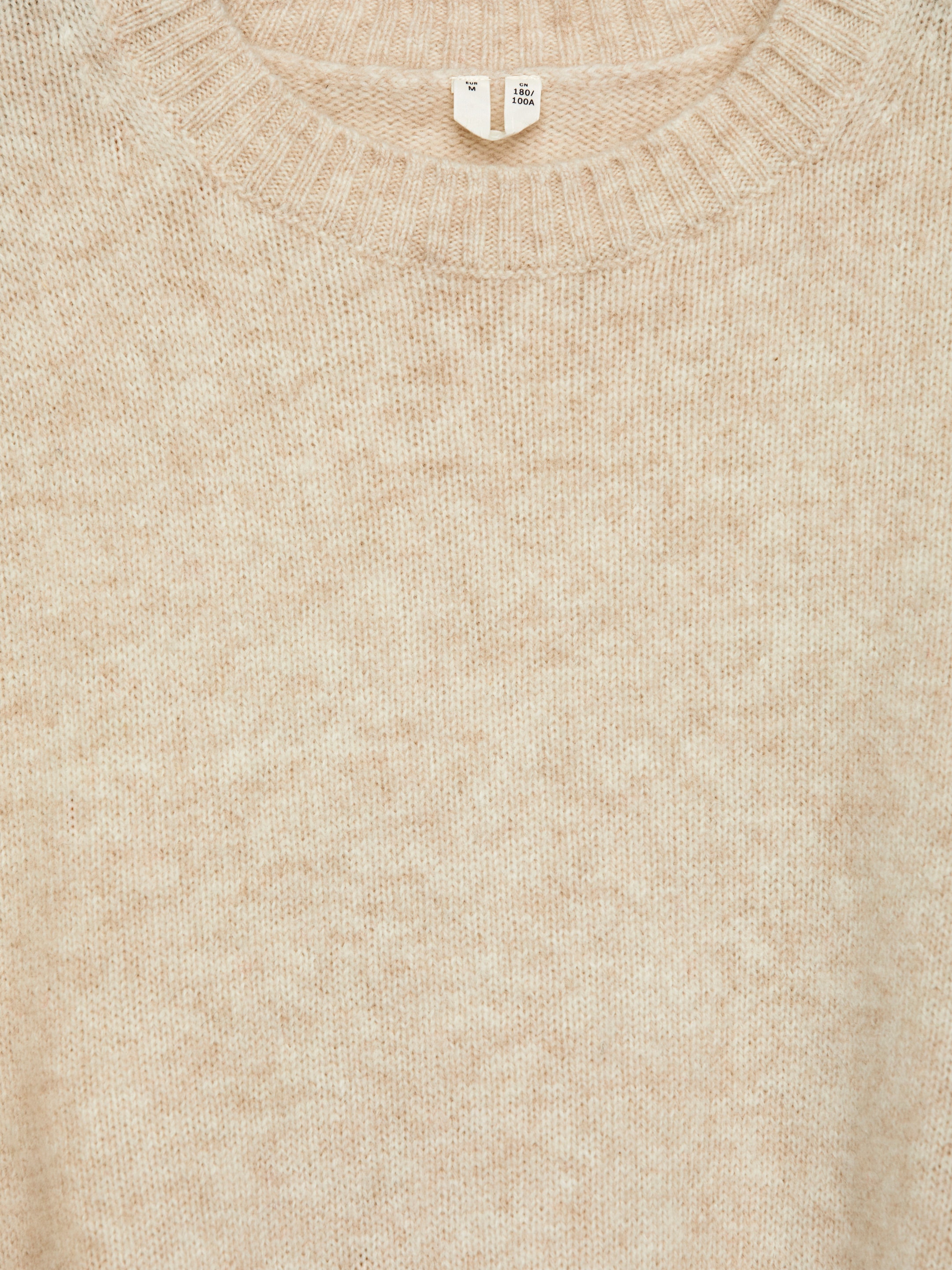Ver imagen más grande: Jersey de lana con cuello redondo - Blanco roto - HOMBRE | H&M ES 6
