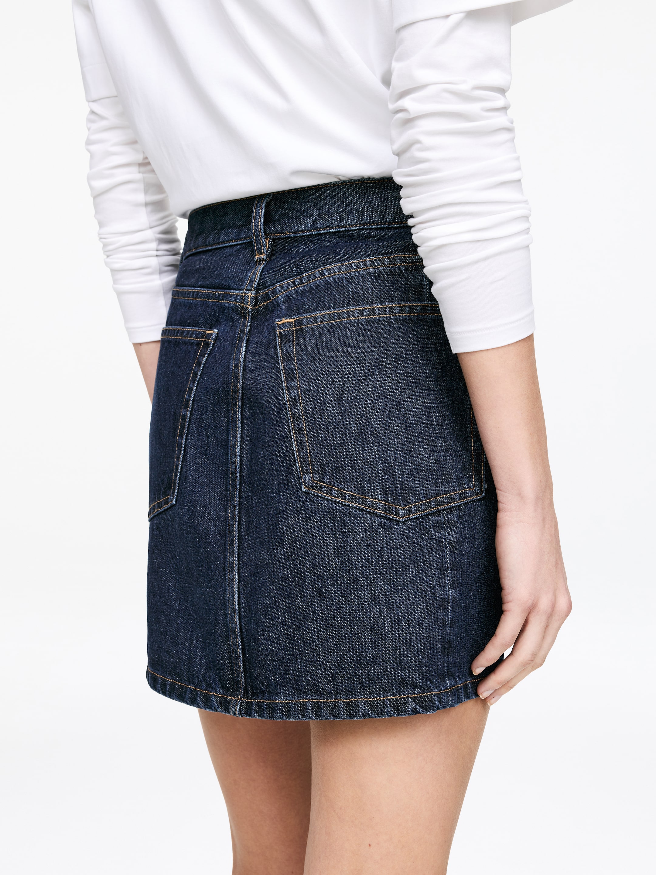 Denim Mini Skirt - Blue - Regular fit - Women - StillMedia/Lookbook - 3