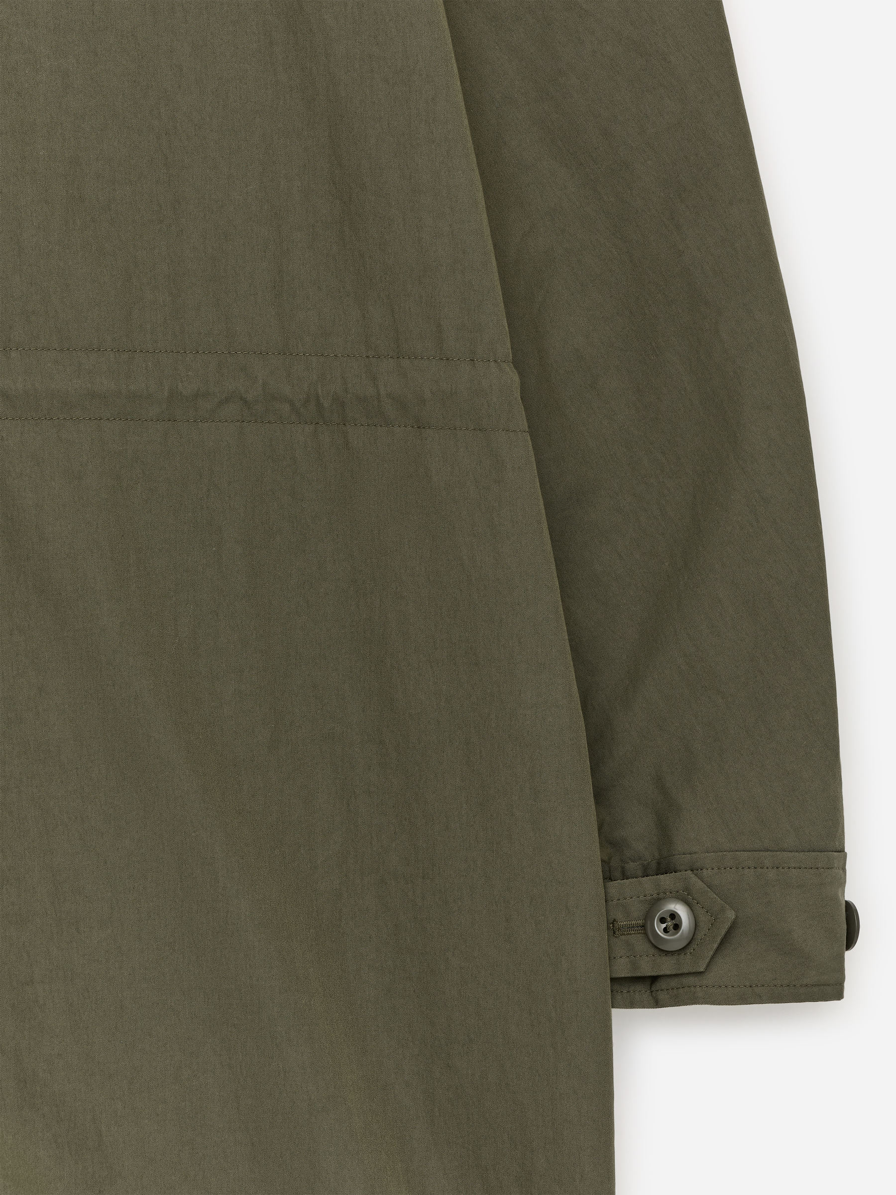 Cotton Blend Parka - Khaki Green - Relaxed fit - Men - StillMedia/DescriptiveDetail - 1