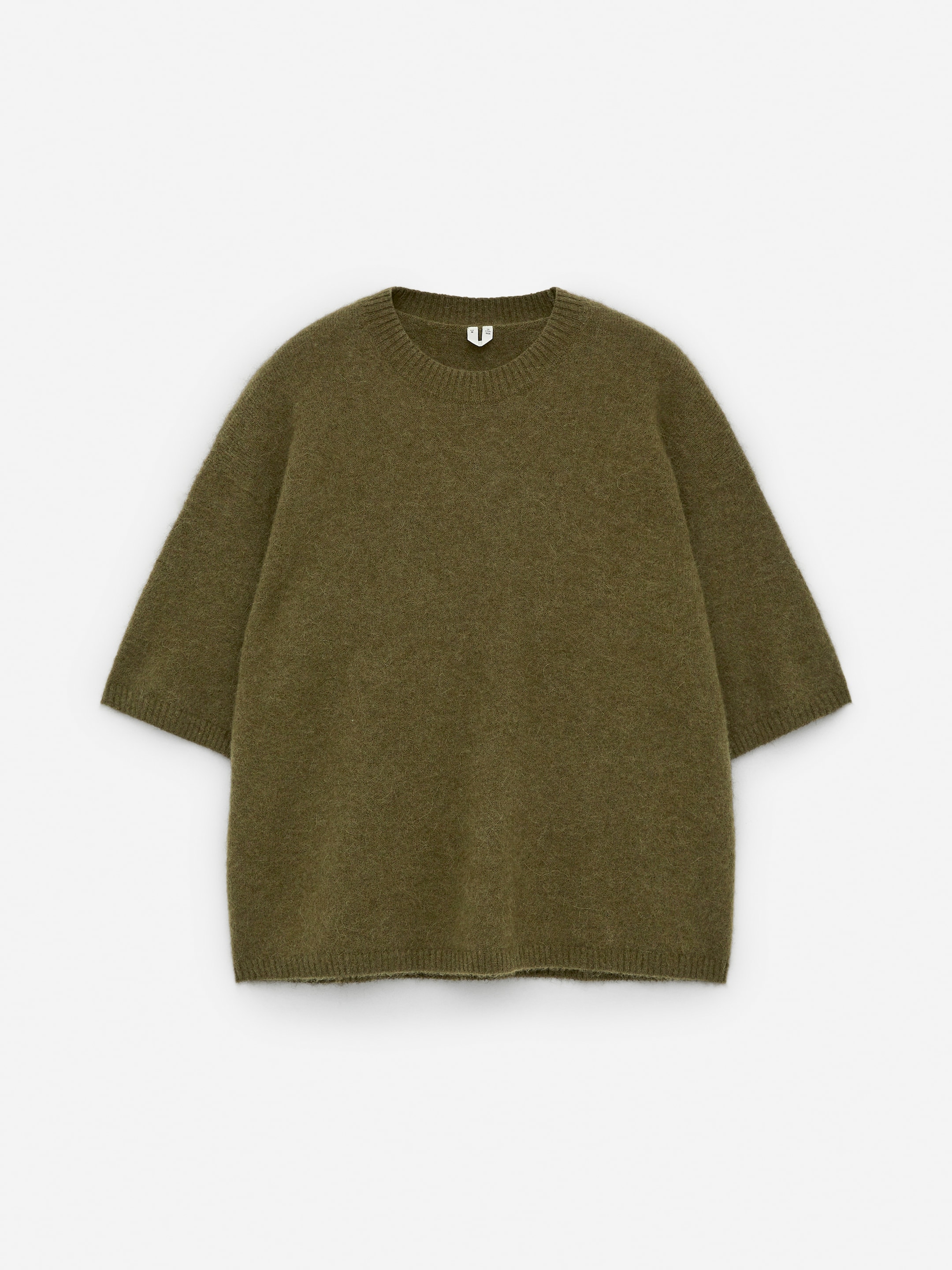 Visa större bild: Tröja i alpacka och ull - Khakigrön - DAM | H&M SE 1