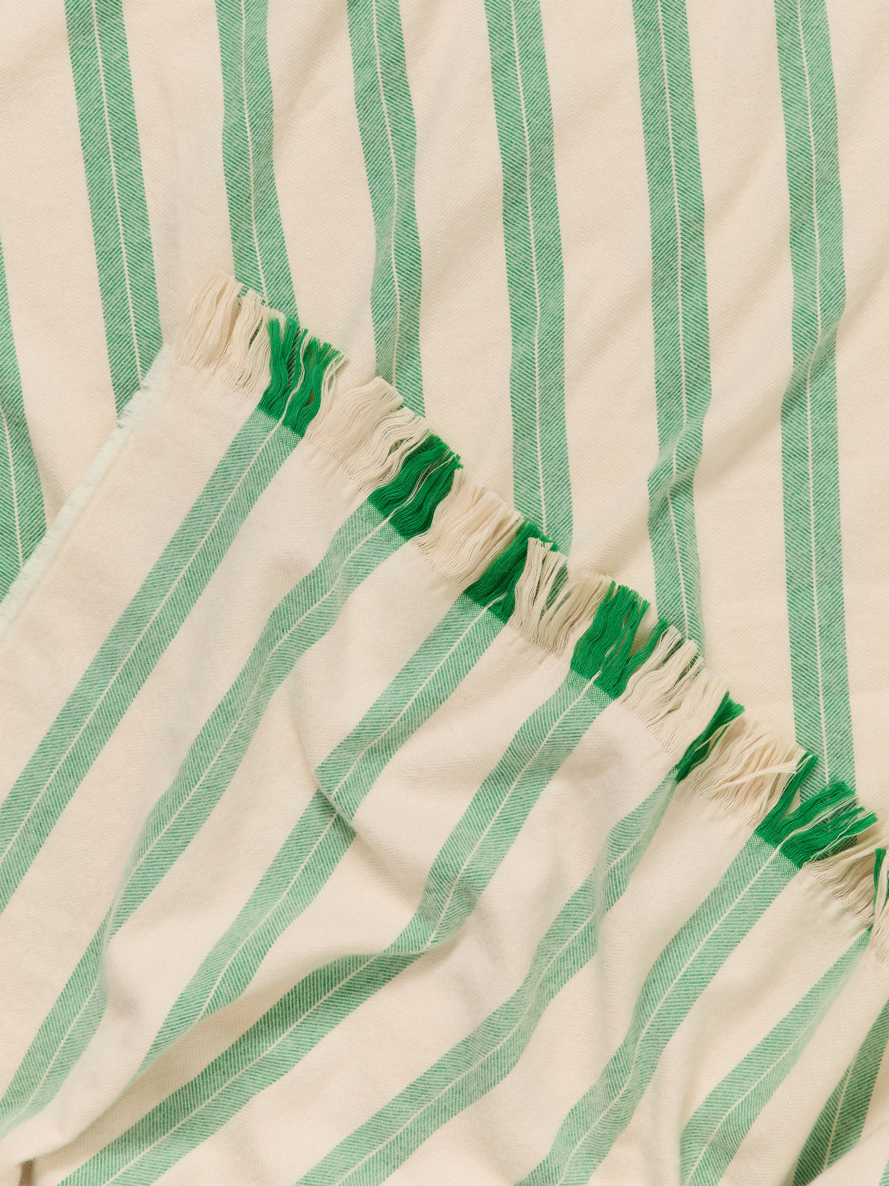 Wool Cotton Blanket - Green/Beige - Homeware - StillMedia/DescriptiveStillLife - 2